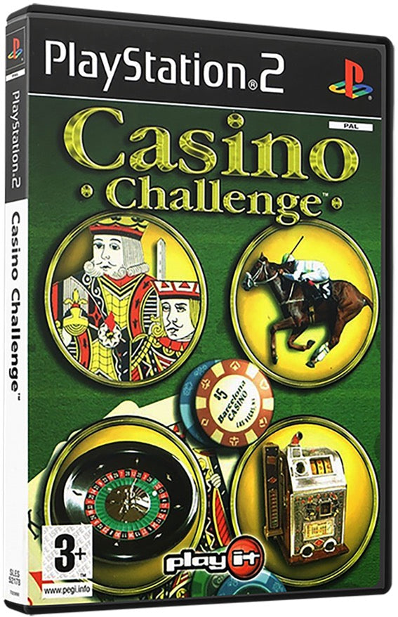 Casino Challenge PS2 Sony Playstation 2 Used Video Game PS2