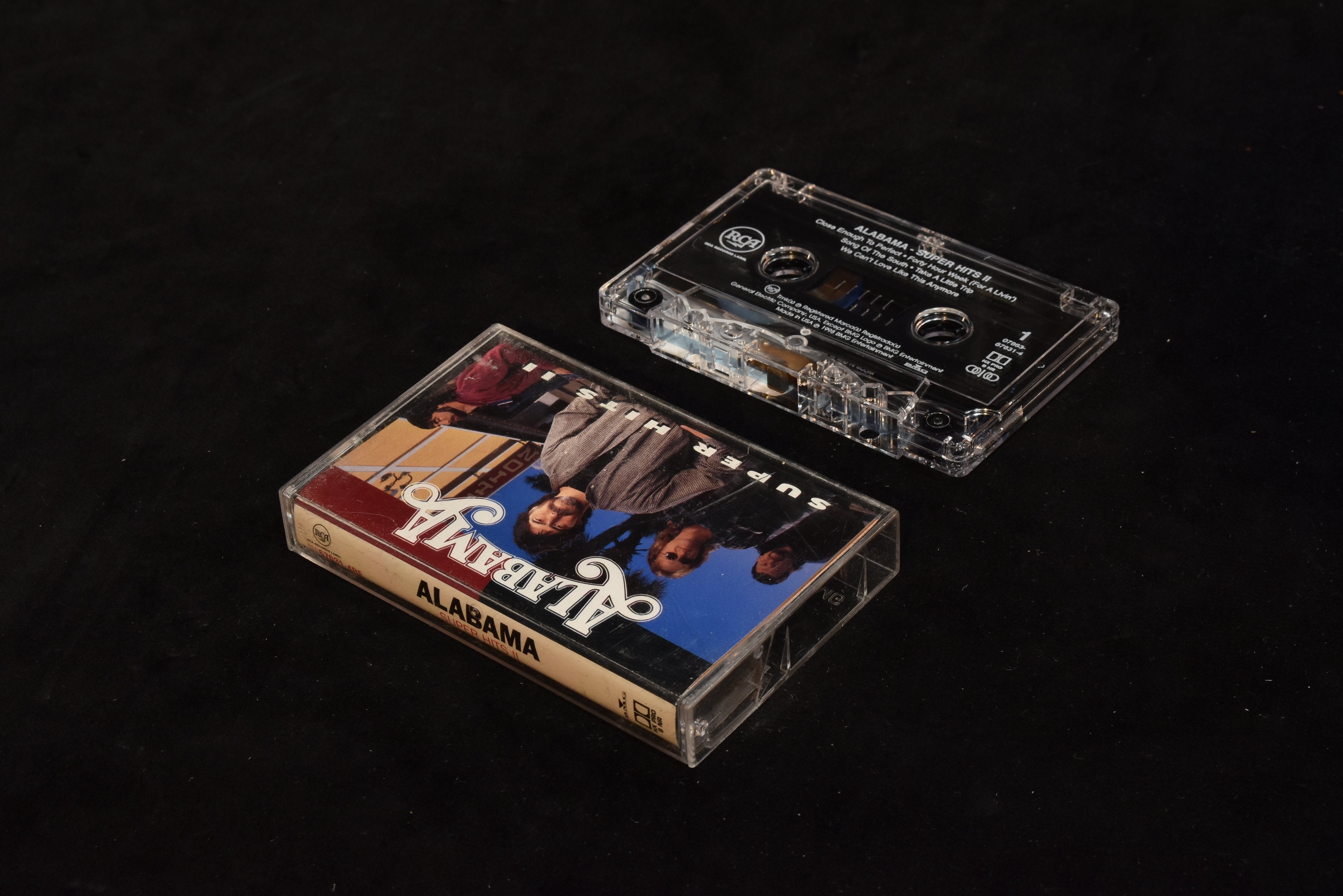 Alabama super hits two cassette tape used