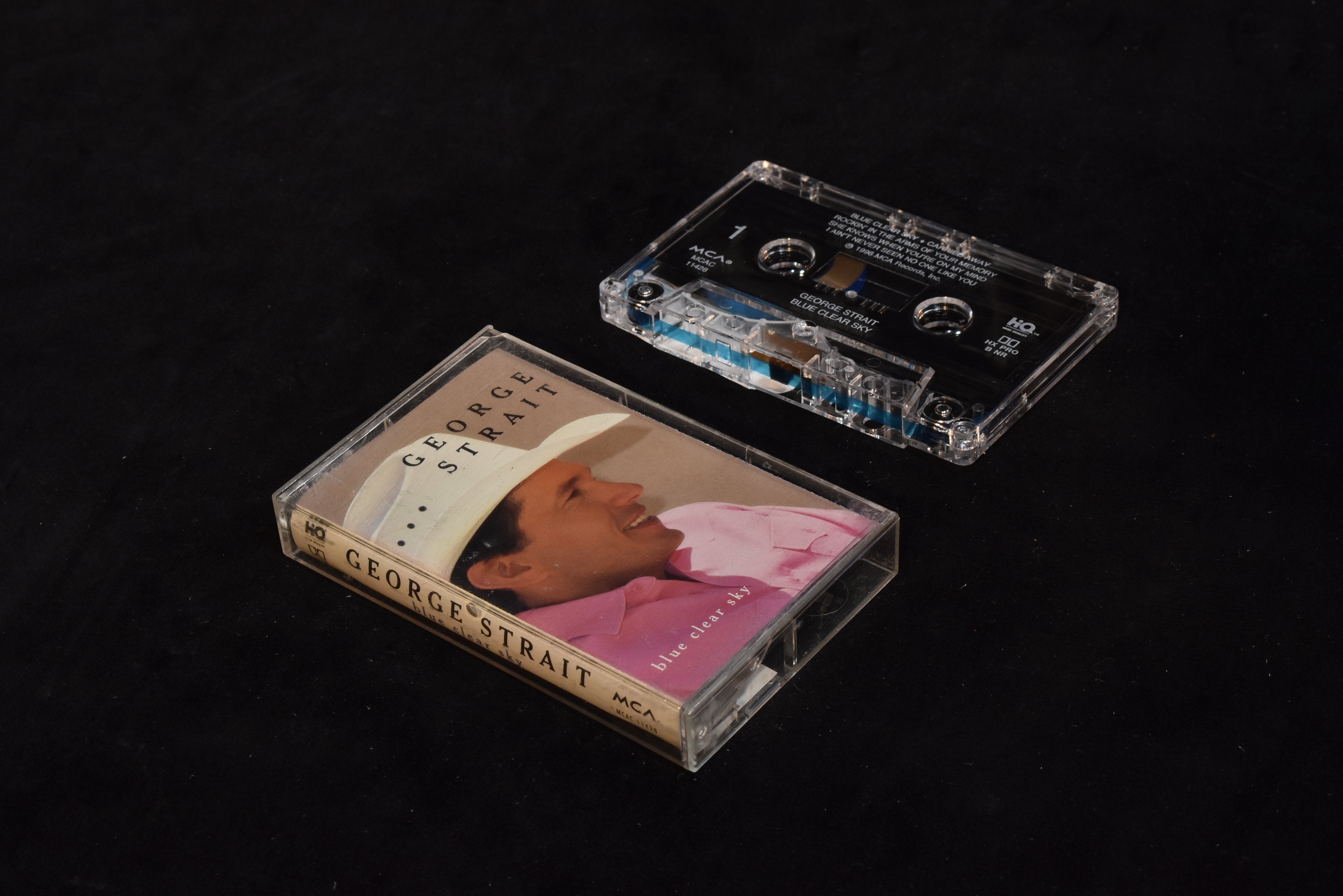 George strait blue clear sky cassette tape used