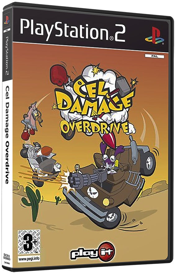 Cel Damage Overdrive PS2 Sony Playstation 2 Used Video Game PS2