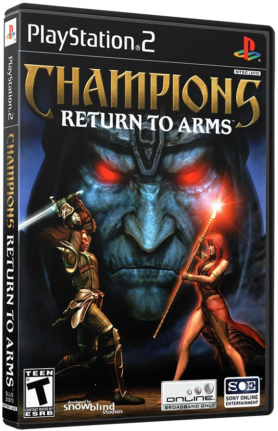 Champions - Return to Arms PS2 Sony Playstation 2 Used Video Game PS2