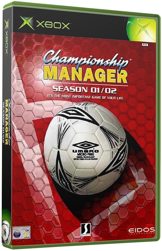 Championship Manager - Season 01-02 Used Microsoft XBOX Original Video Game