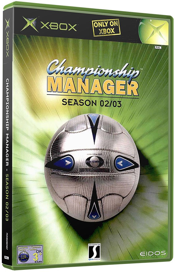 Championship Manager - Season 02-03 Used Microsoft XBOX Original Video Game