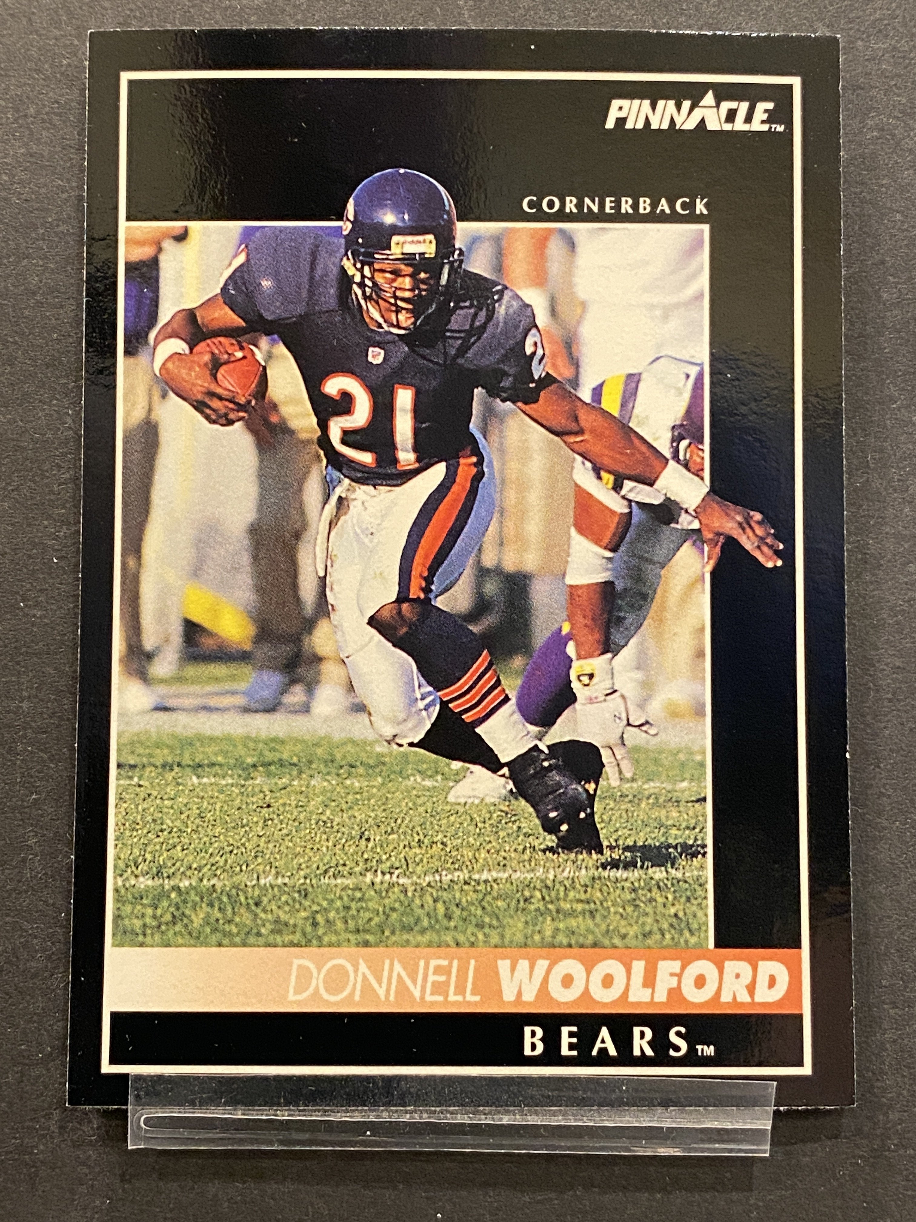 Donnell Woolford Pinnacle Football Card Chicago Bears