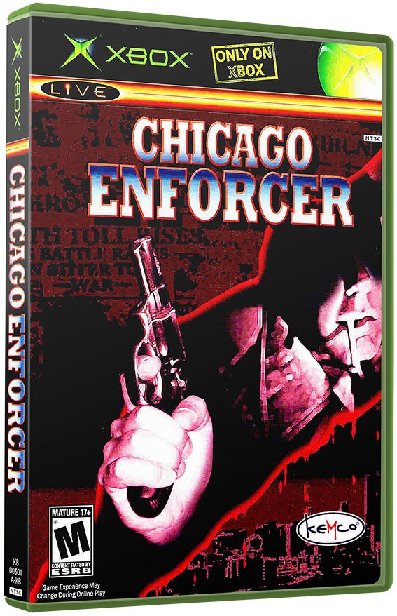 Chicago Enforcer Used Microsoft XBOX Original Video Game