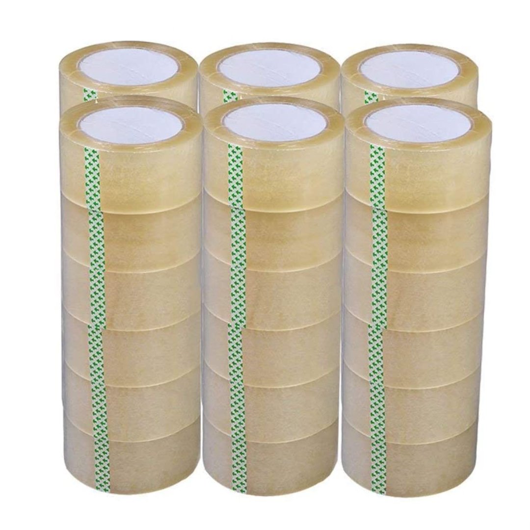 72 Rolls Clear Shipping Tape 660ft