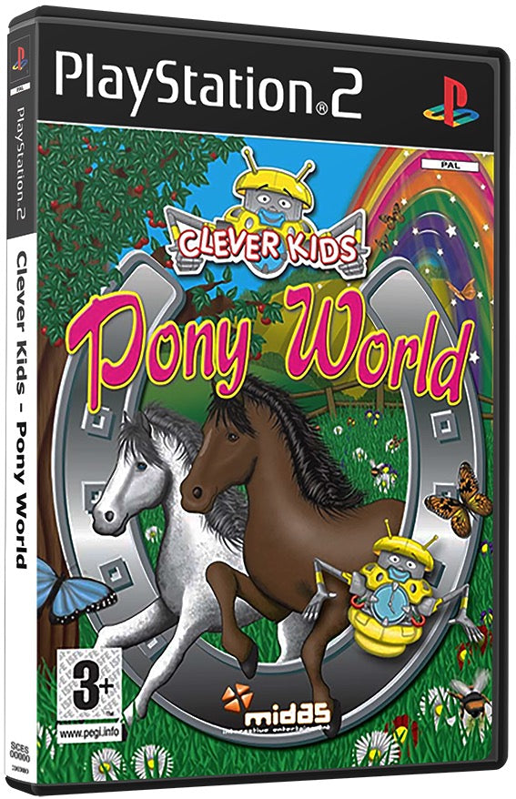 Clever Kids - Pony World PS2 Sony Playstation 2 Used Video Game PS2