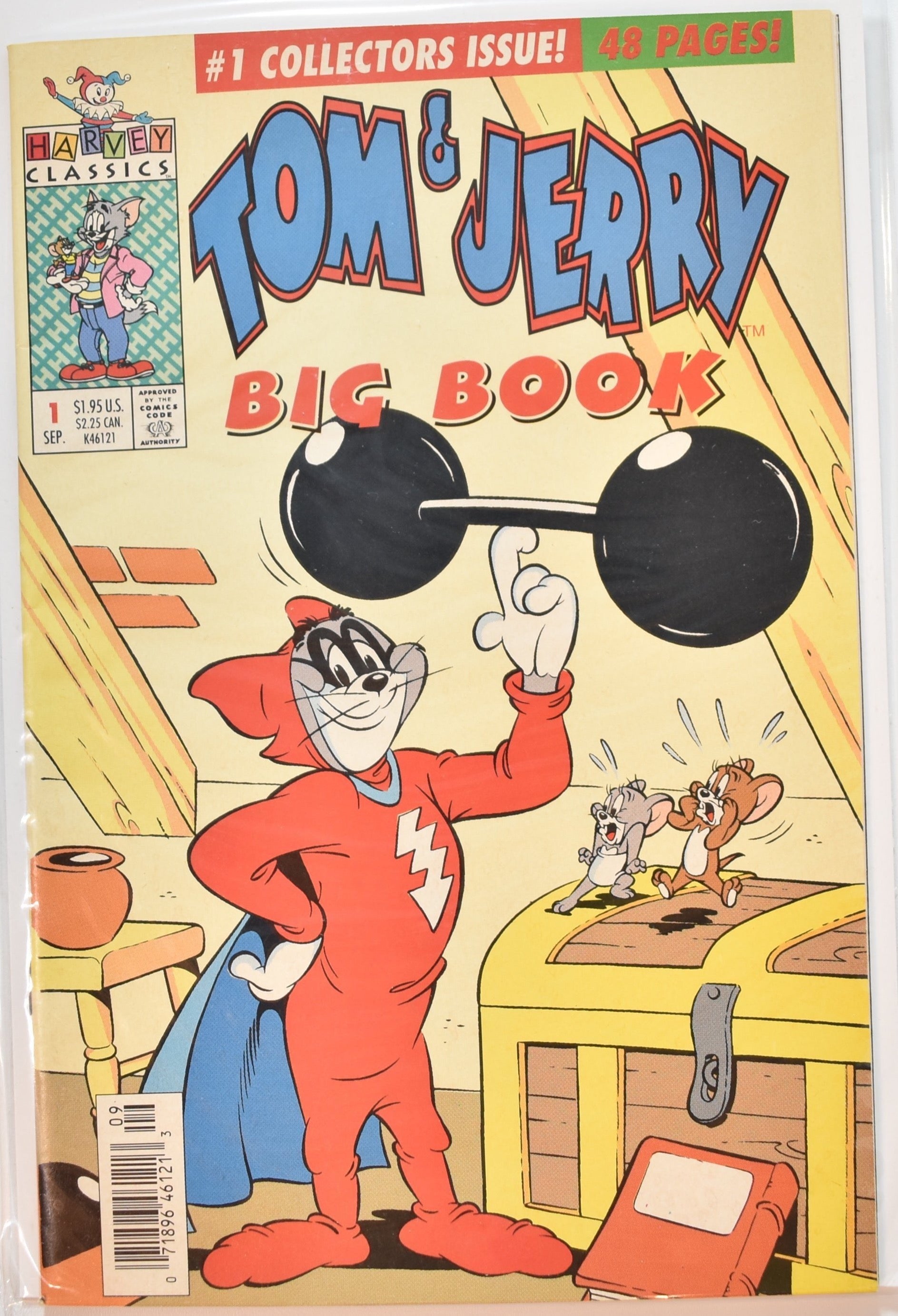 Tom and Jerry Big Book 1 Harvey Comics 1st Collectors Issue