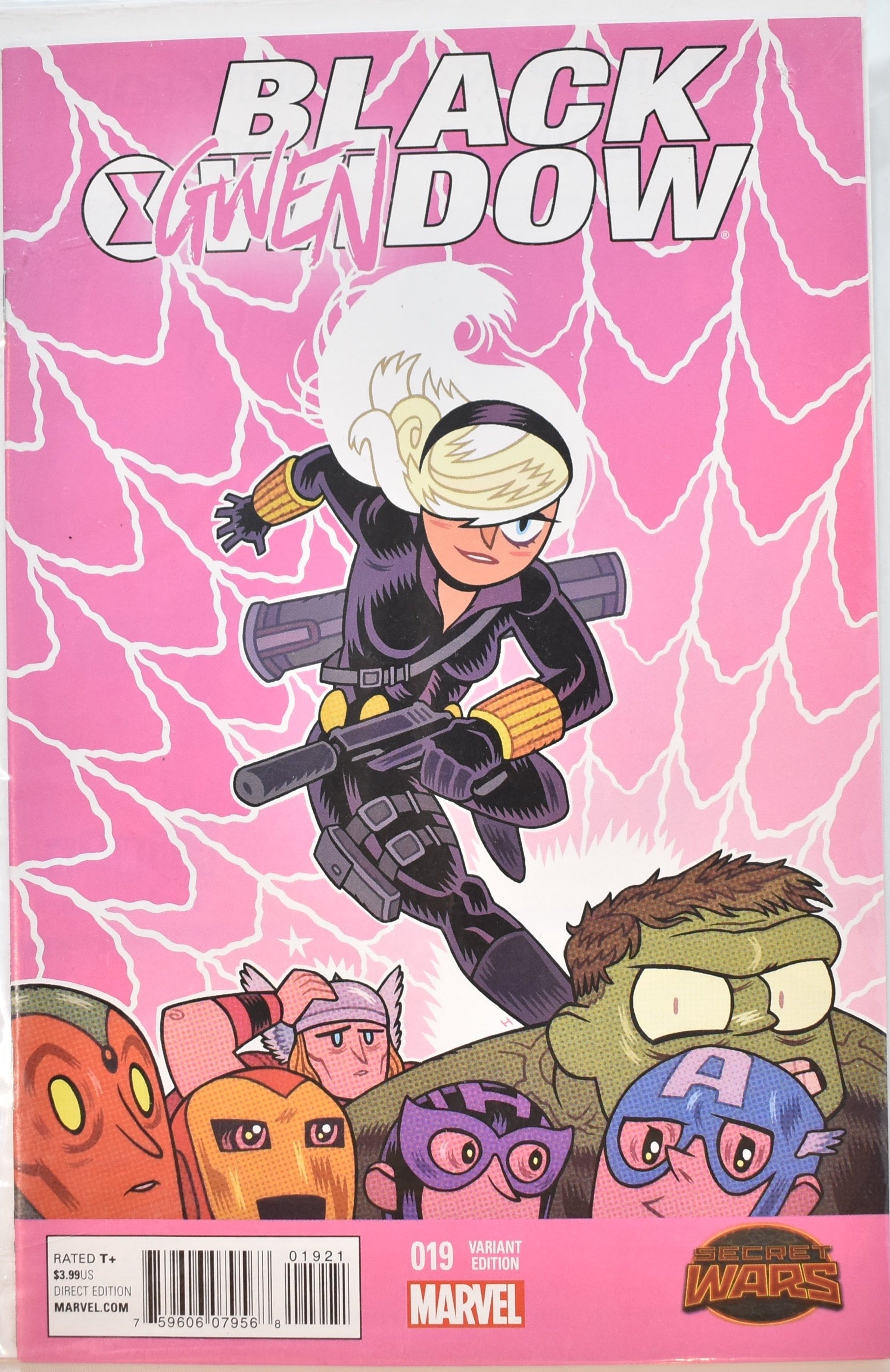 Black Widow Gwen Pool Comic Book Variant Edition Marvel Comics 019