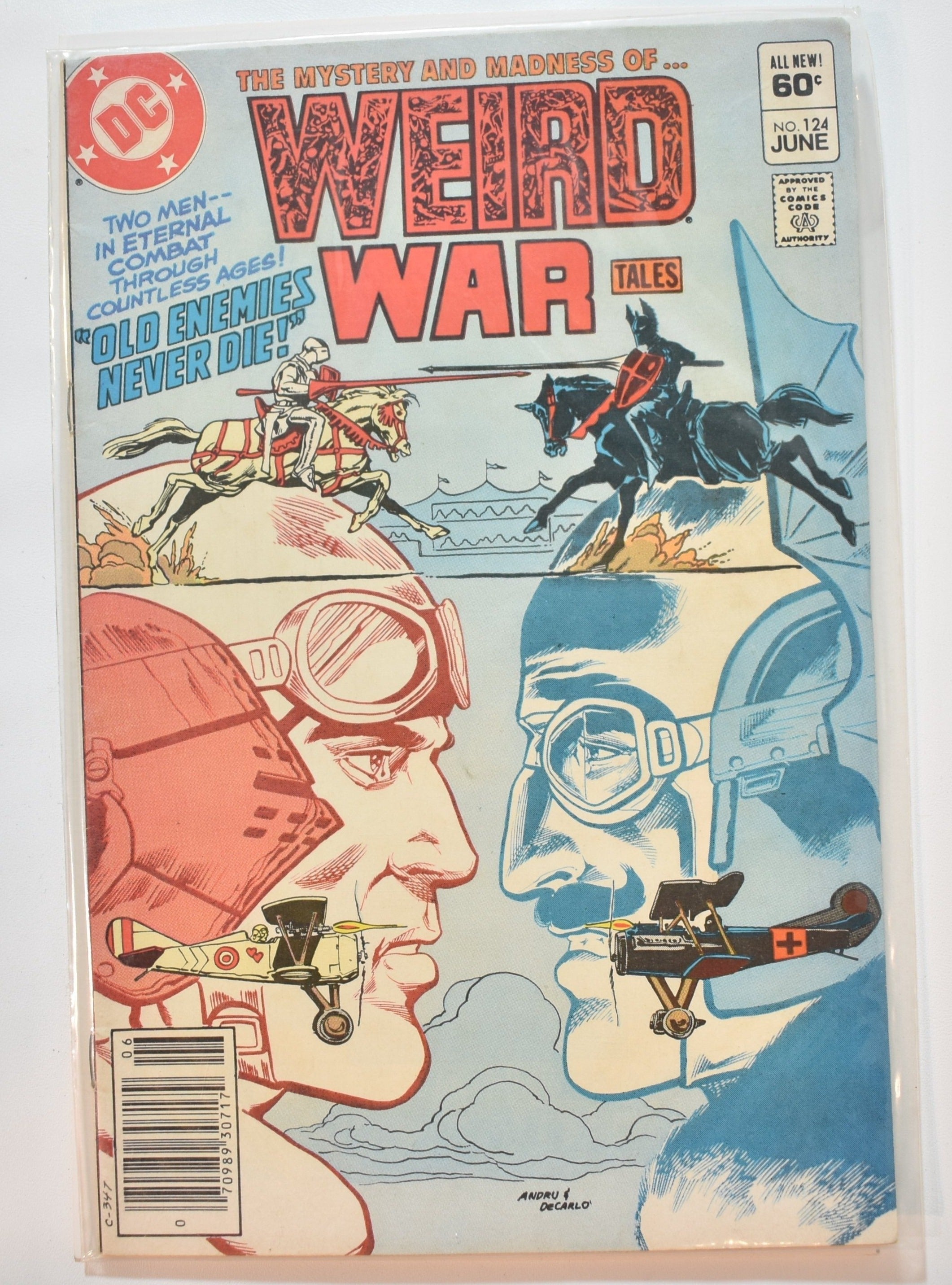 Weird War Tales Comic book Dc Comics 124 June