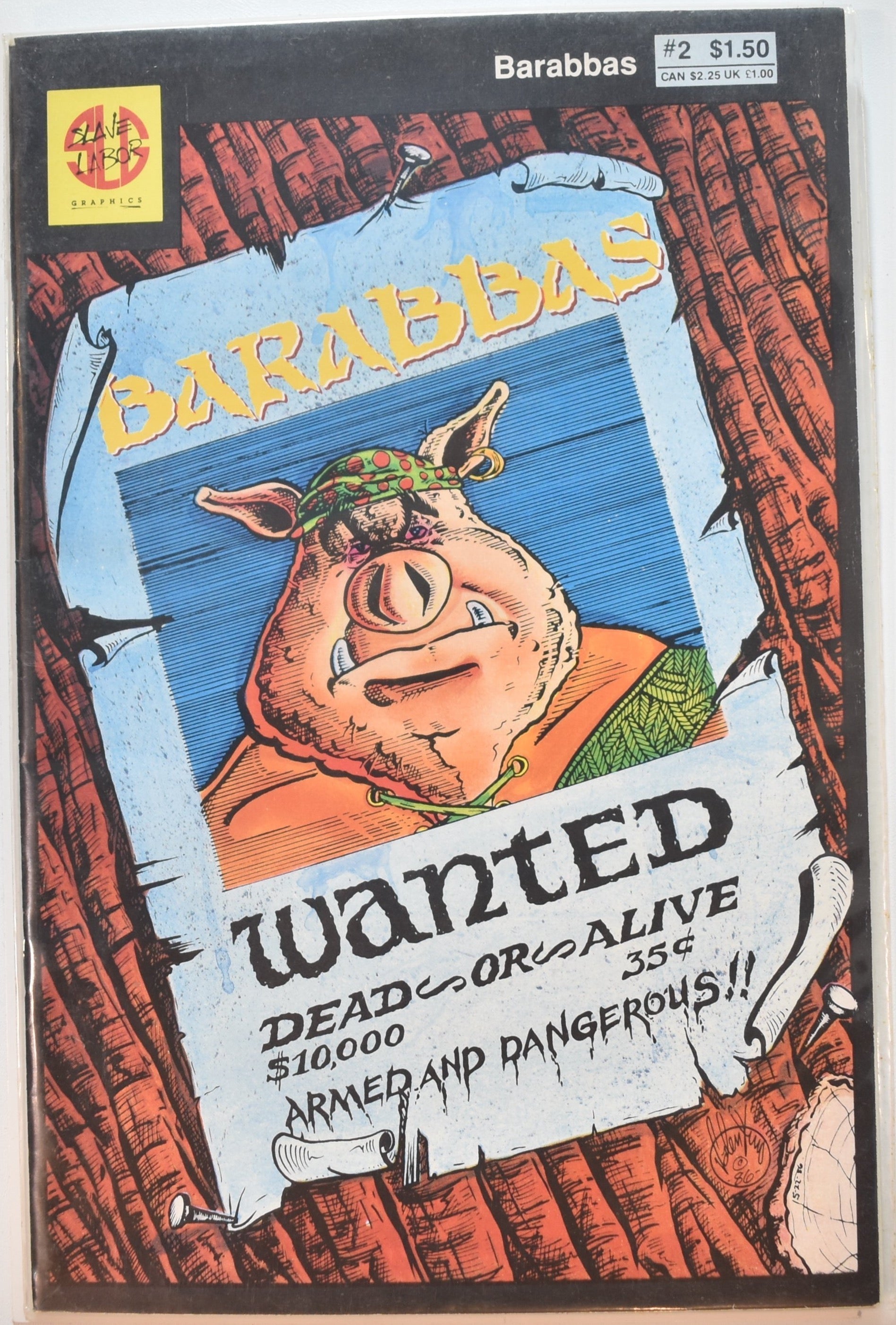 Barabbas Wanted Dead or alive Comic Book 2