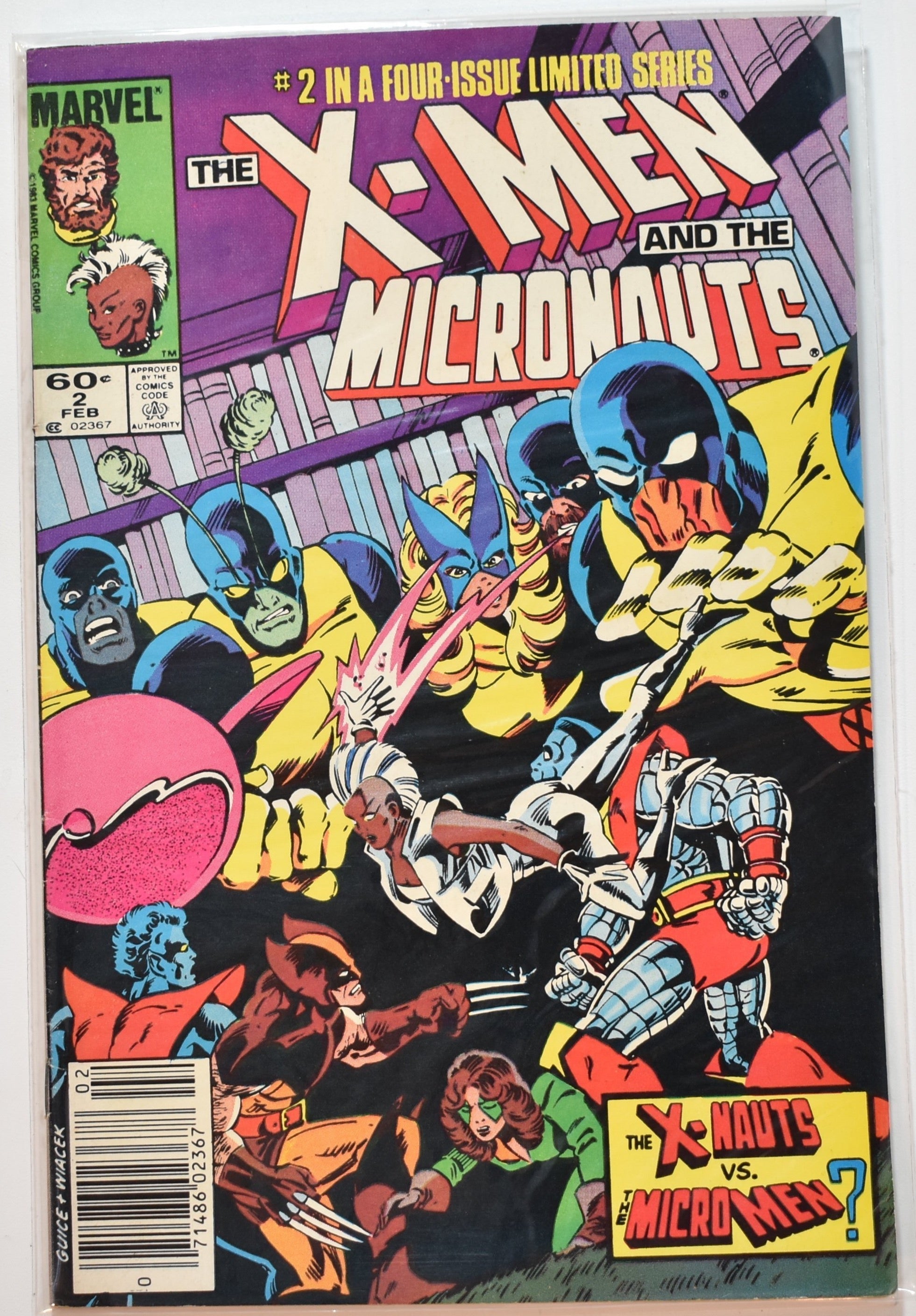 The X- Men and the Micronauts Comic Book 2
