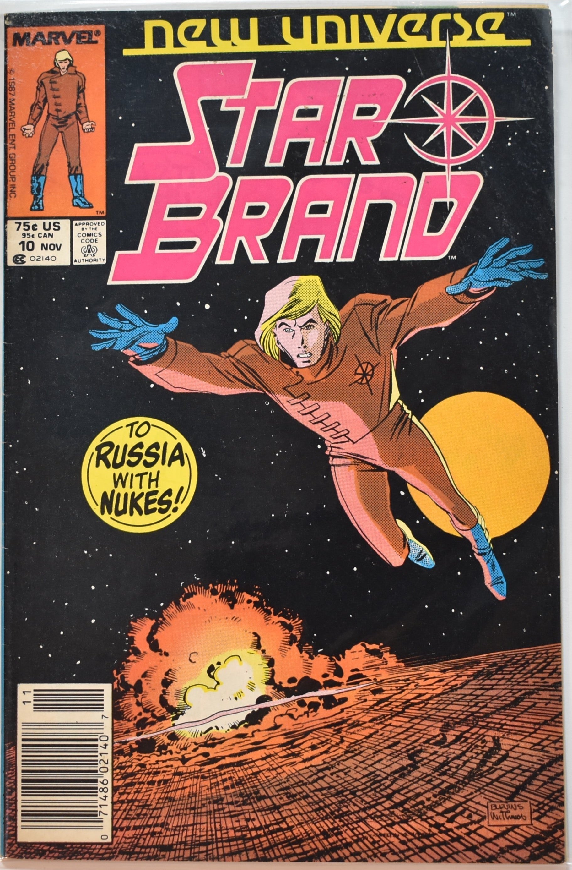 Star Brand The New Universe Marvel 10 Nov