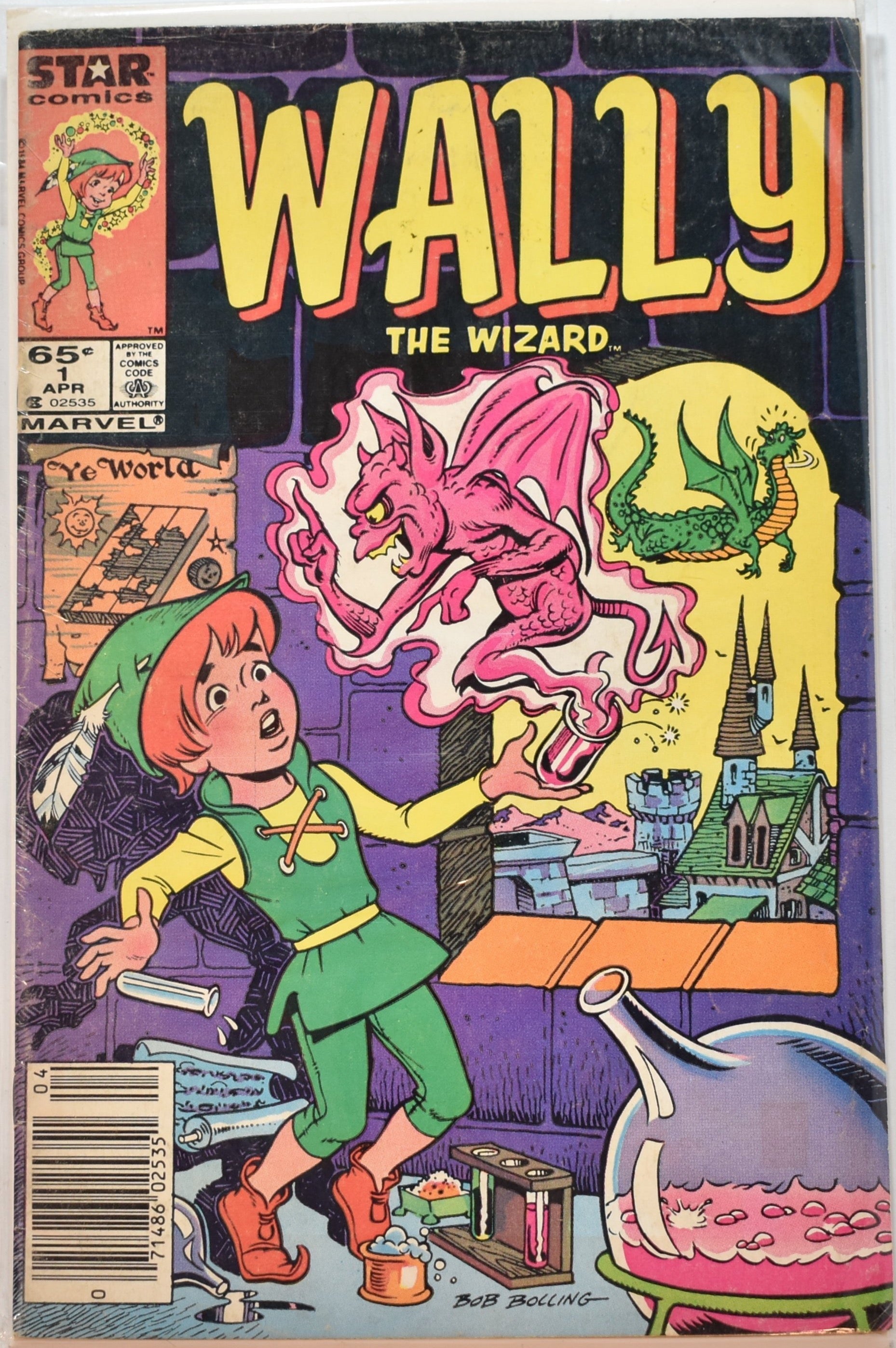 Wally The Wizard Comic Book Star Comics Issue 1 Marvel