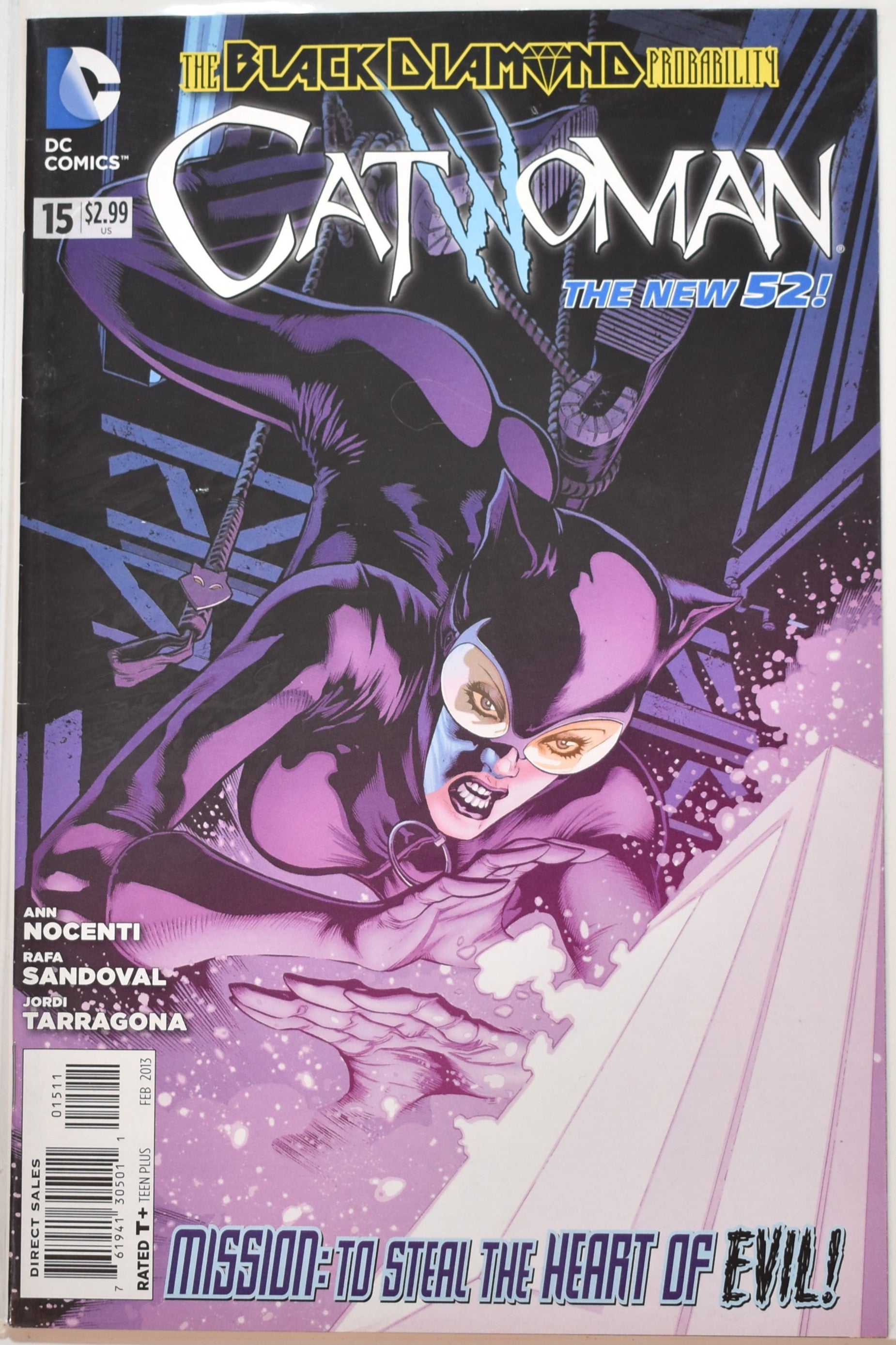 Cat Woman 15 Comic Book Dc Comics The New 52 The black diamond probability