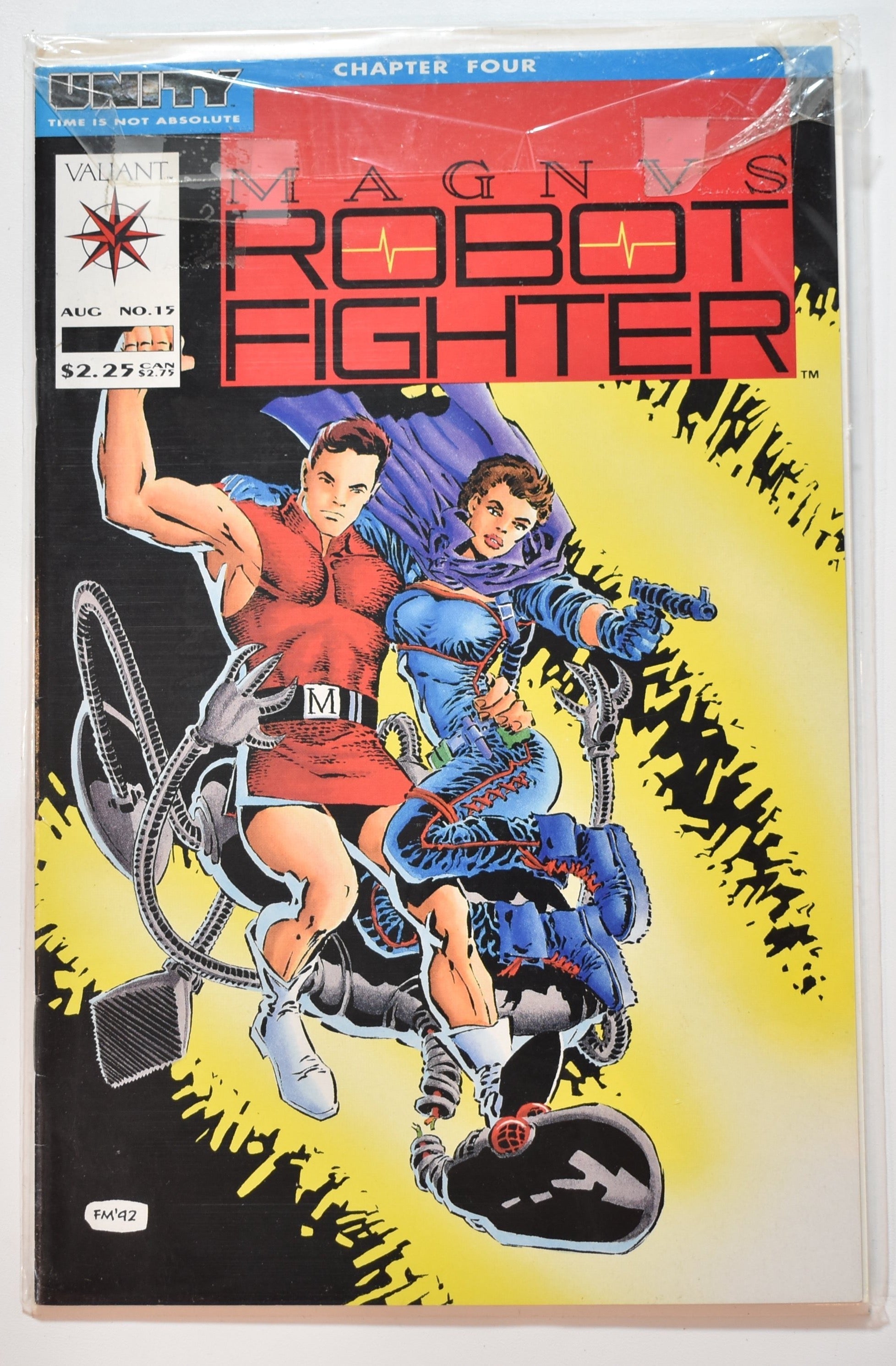 Robot Fighter Magnvs Valiant Aug No. 15 Comic Book