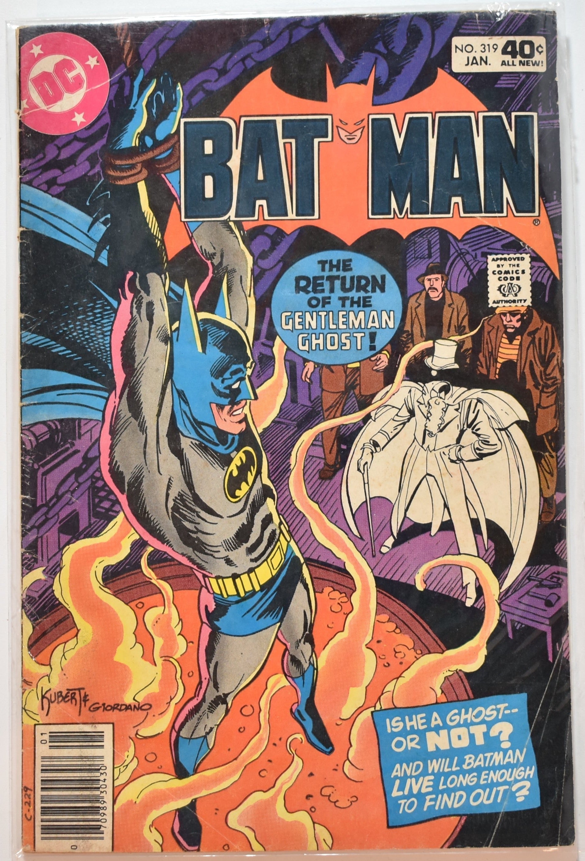 Batman No. 319 Dc Comic Books