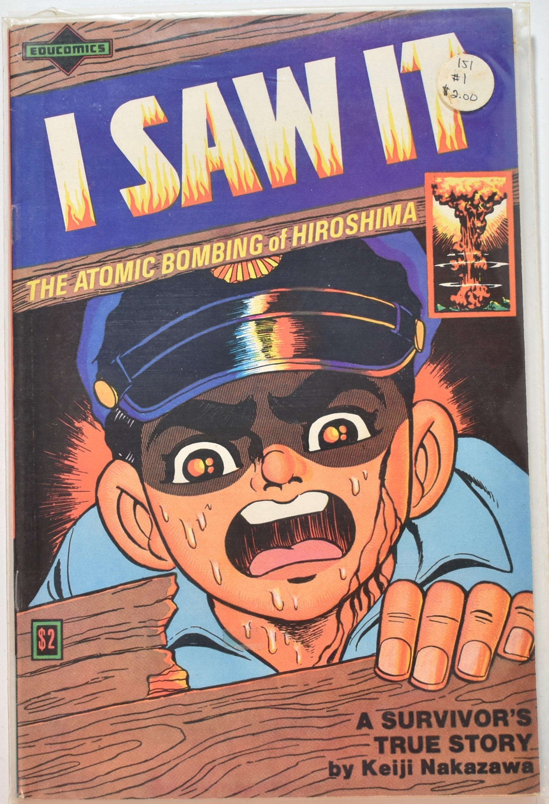 I saw it The atomic Bombing of Hiroshima Comic Book