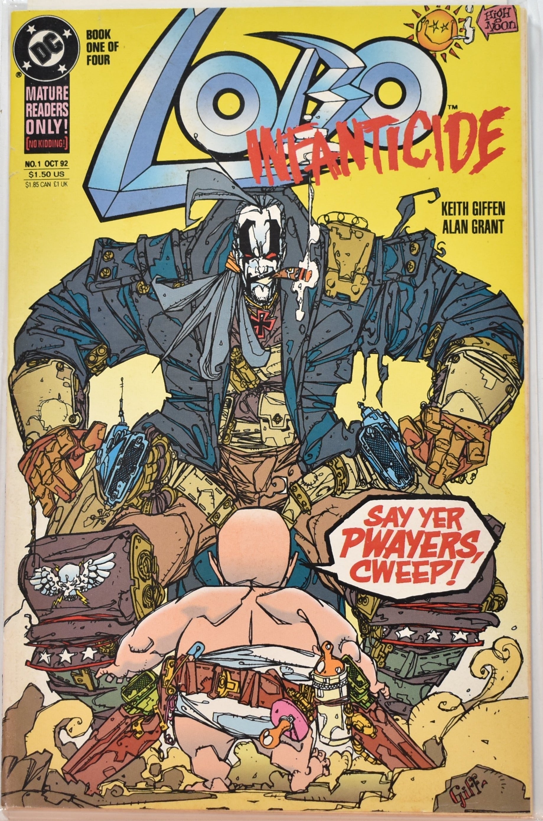 Lobo Infanticide Comic book 1 Dc Comics