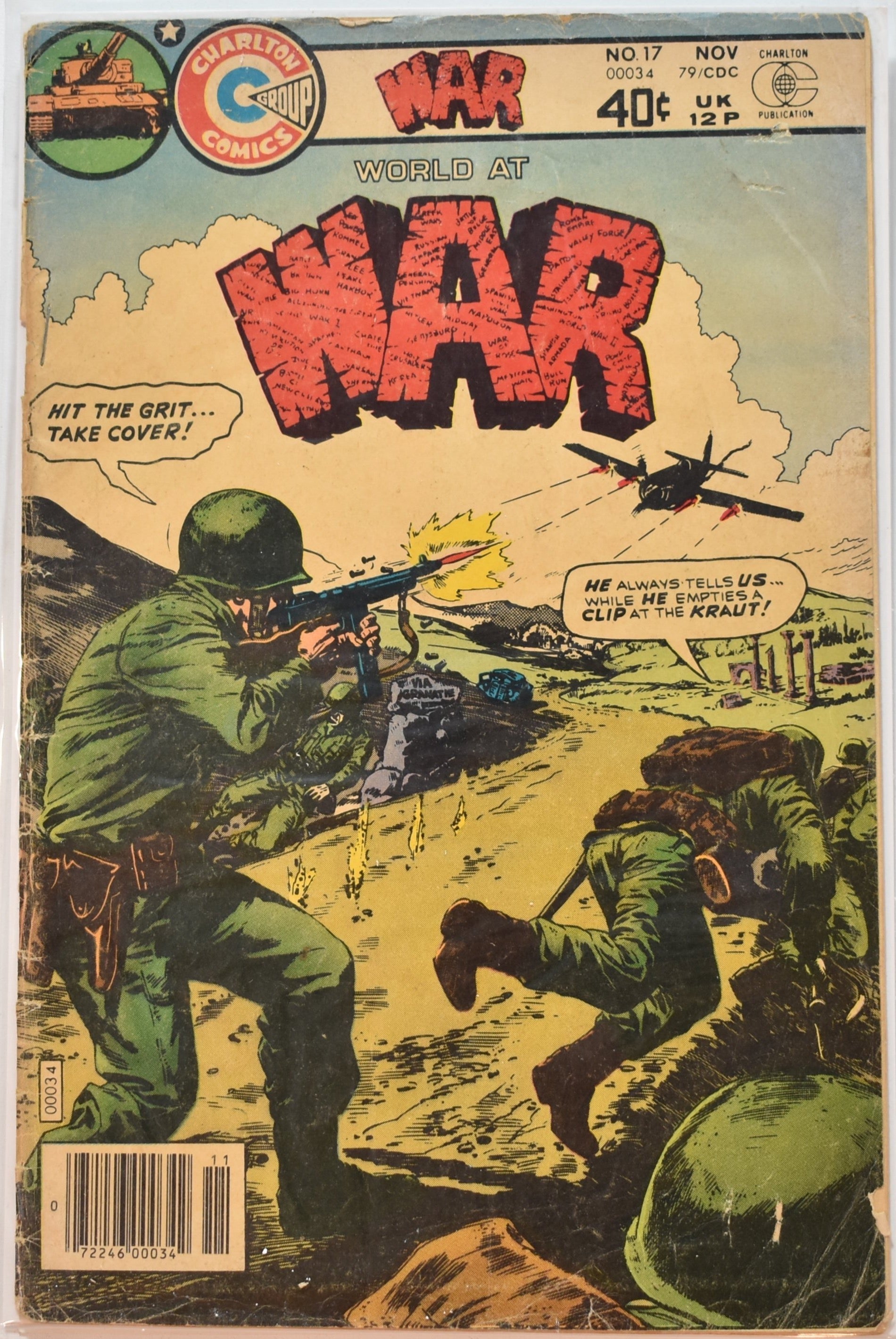 World At War No. 17 Comic Book Charlton Comics group