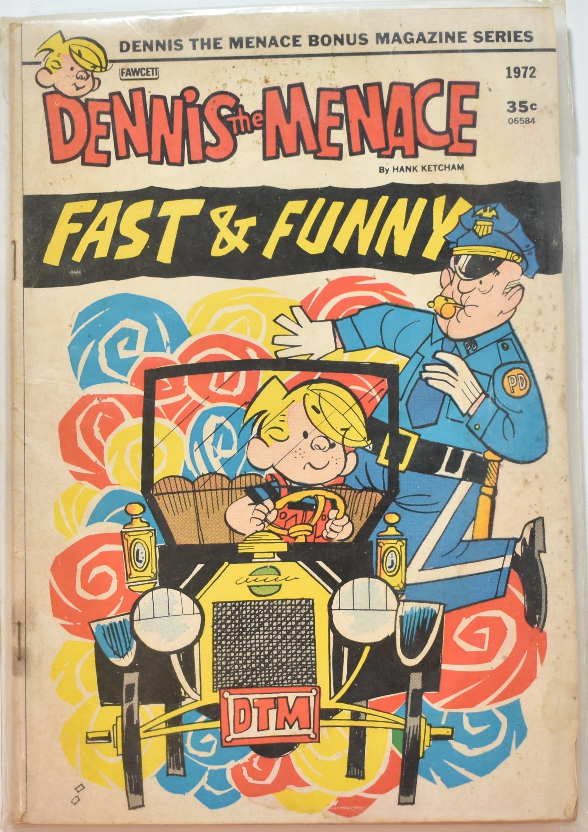 Dennis the menace 1972 Fast and Funny Comic book 06584