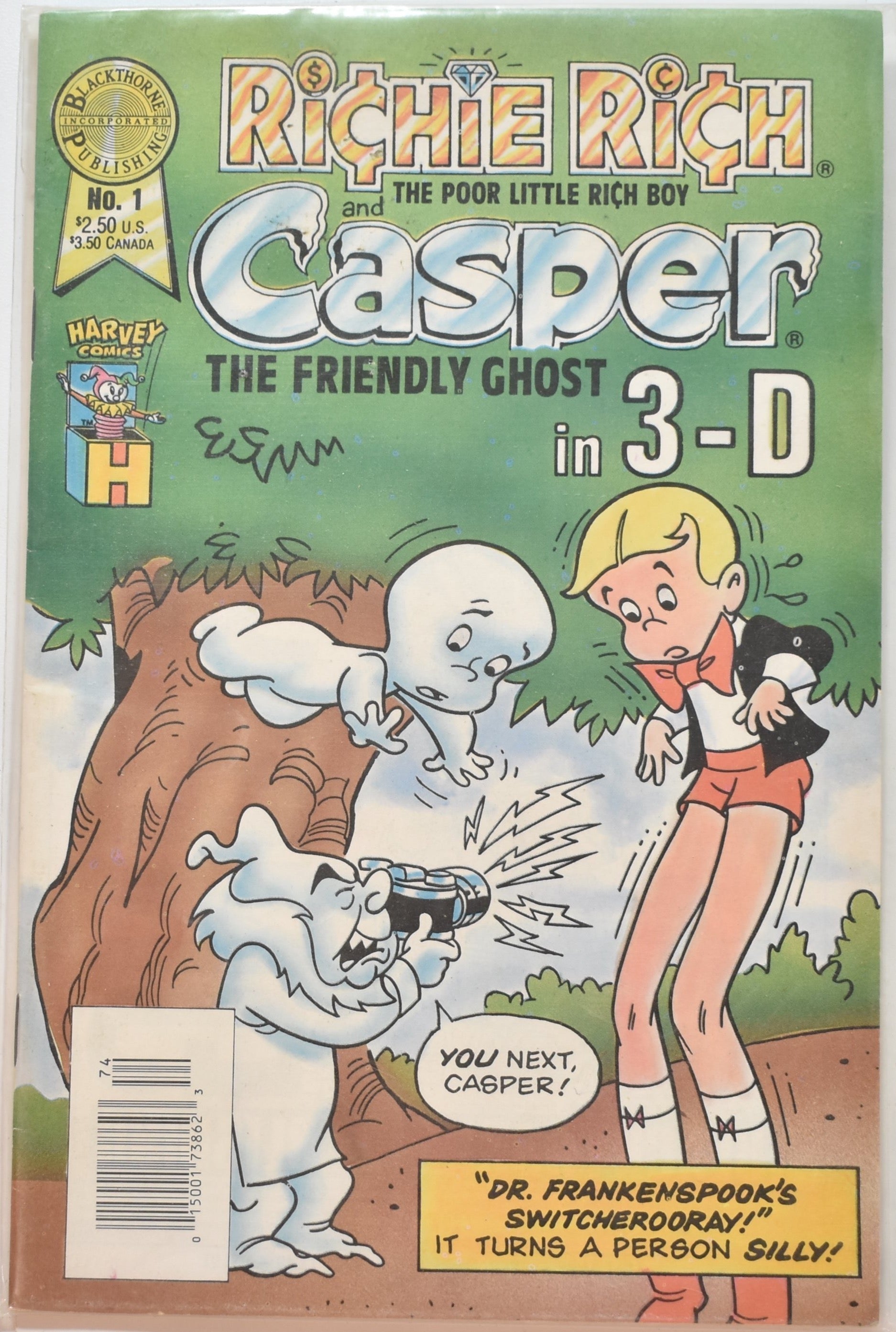 Richie Rich Casper no.1 Comic book Harvey Comics