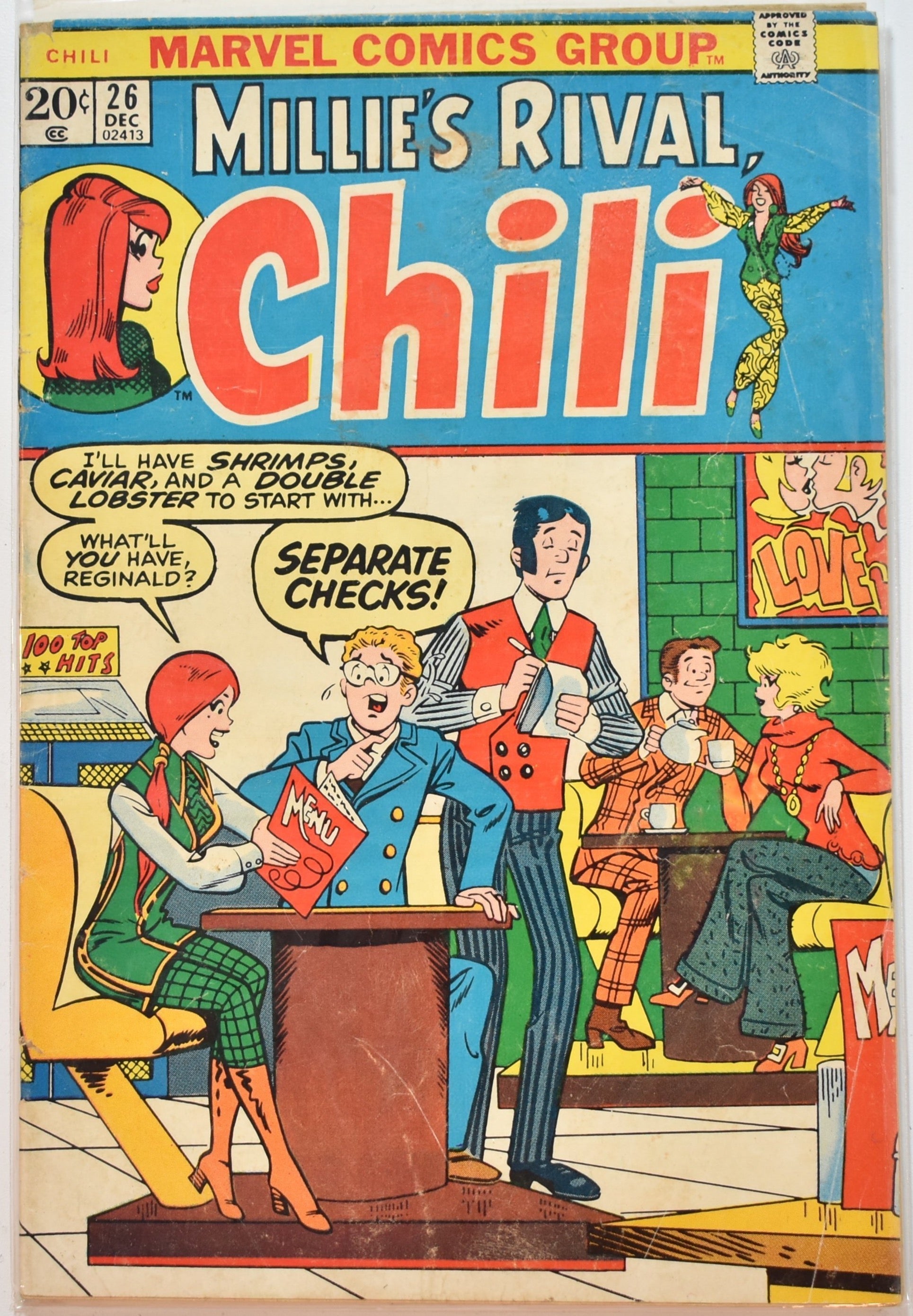 Millies Rival Chili 26 Dec Comic Book