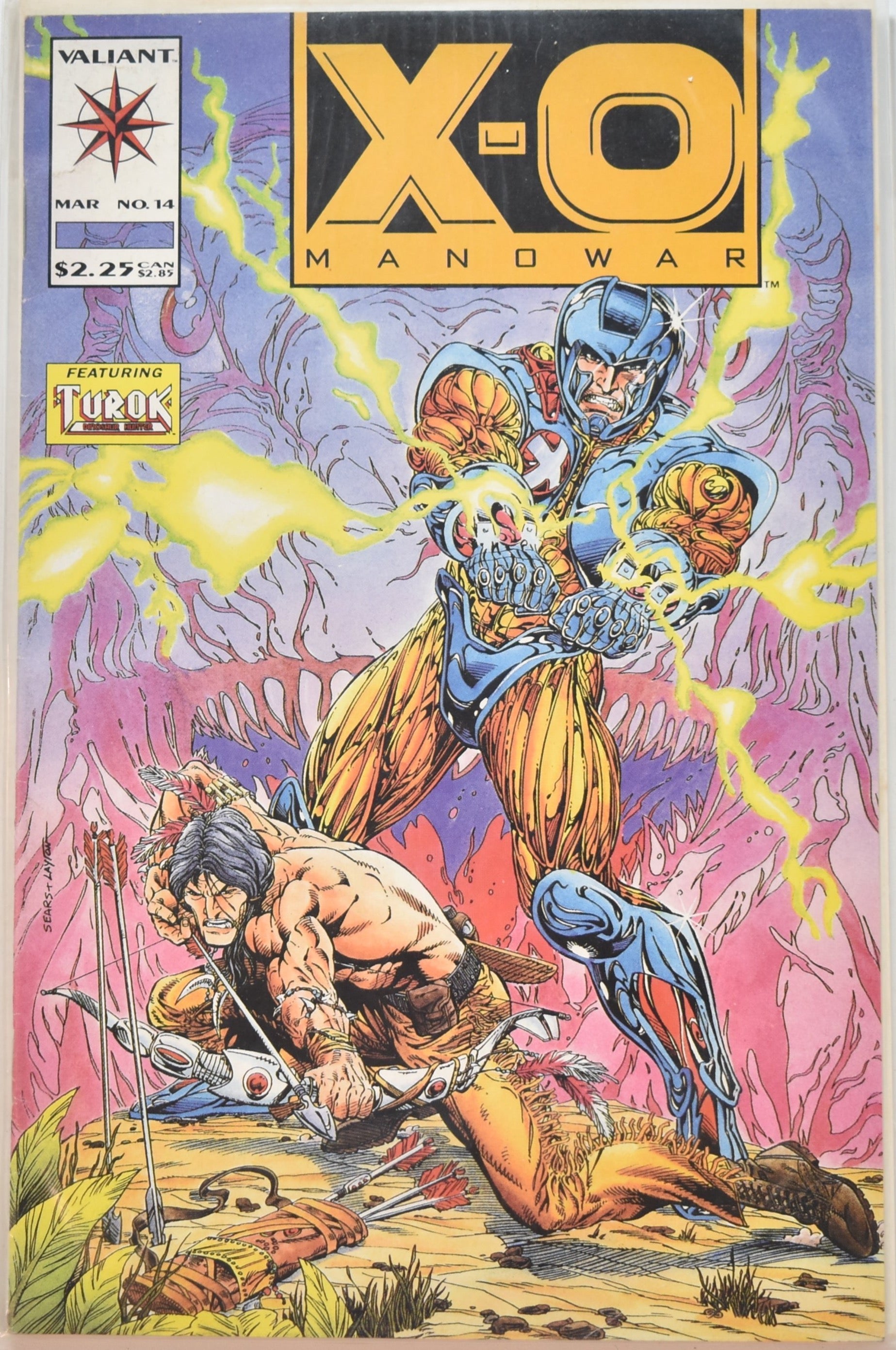 X-O Manowar Comic Book 14 Valiant Comic Books