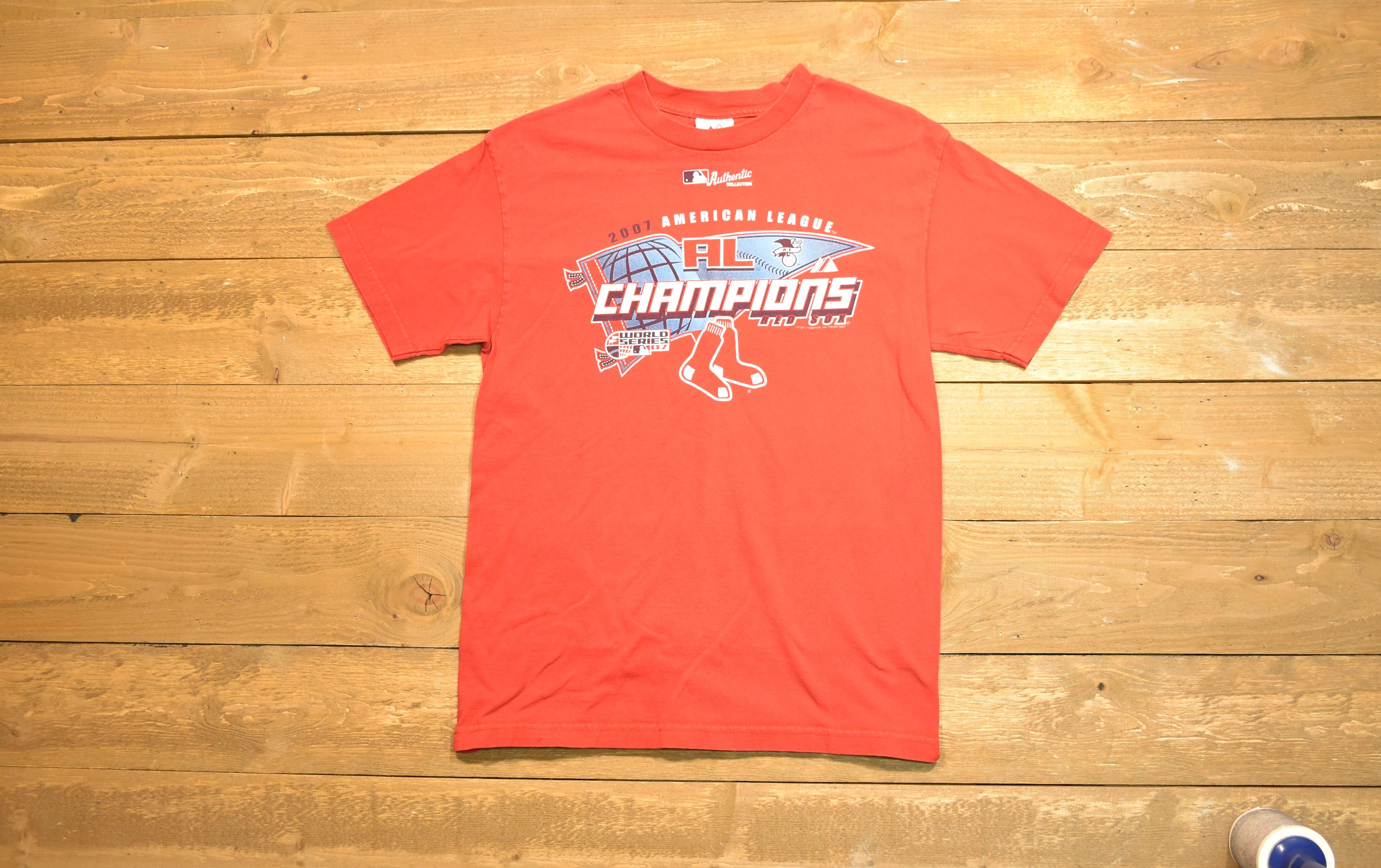 Boston Red Sox 2007 world series MLB baseball T-shirt majestic medium used