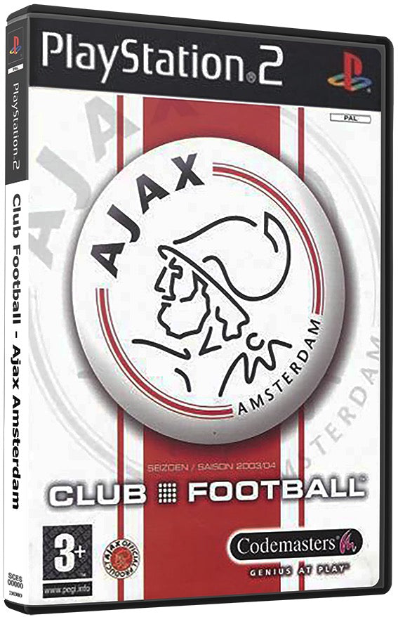 Club Football - Ajax Amsterdam PS2 Sony Playstation 2 Used Video Game PS2
