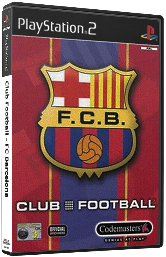 Club Football - FC Barcelona PS2 Sony Playstation 2 Used Video Game PS2