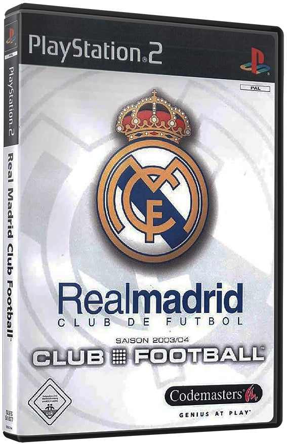 Club Football - Real Madrid PS2 Sony Playstation 2 Used Video Game PS2