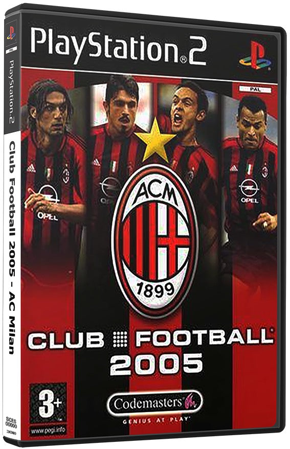 Club Football 2005 - AC Milan PS2 Sony Playstation 2 Used Video Game PS2