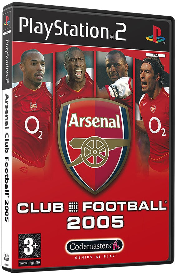 Club Football 2005 - Arsenal PS2 Sony Playstation 2 Used Video Game PS2