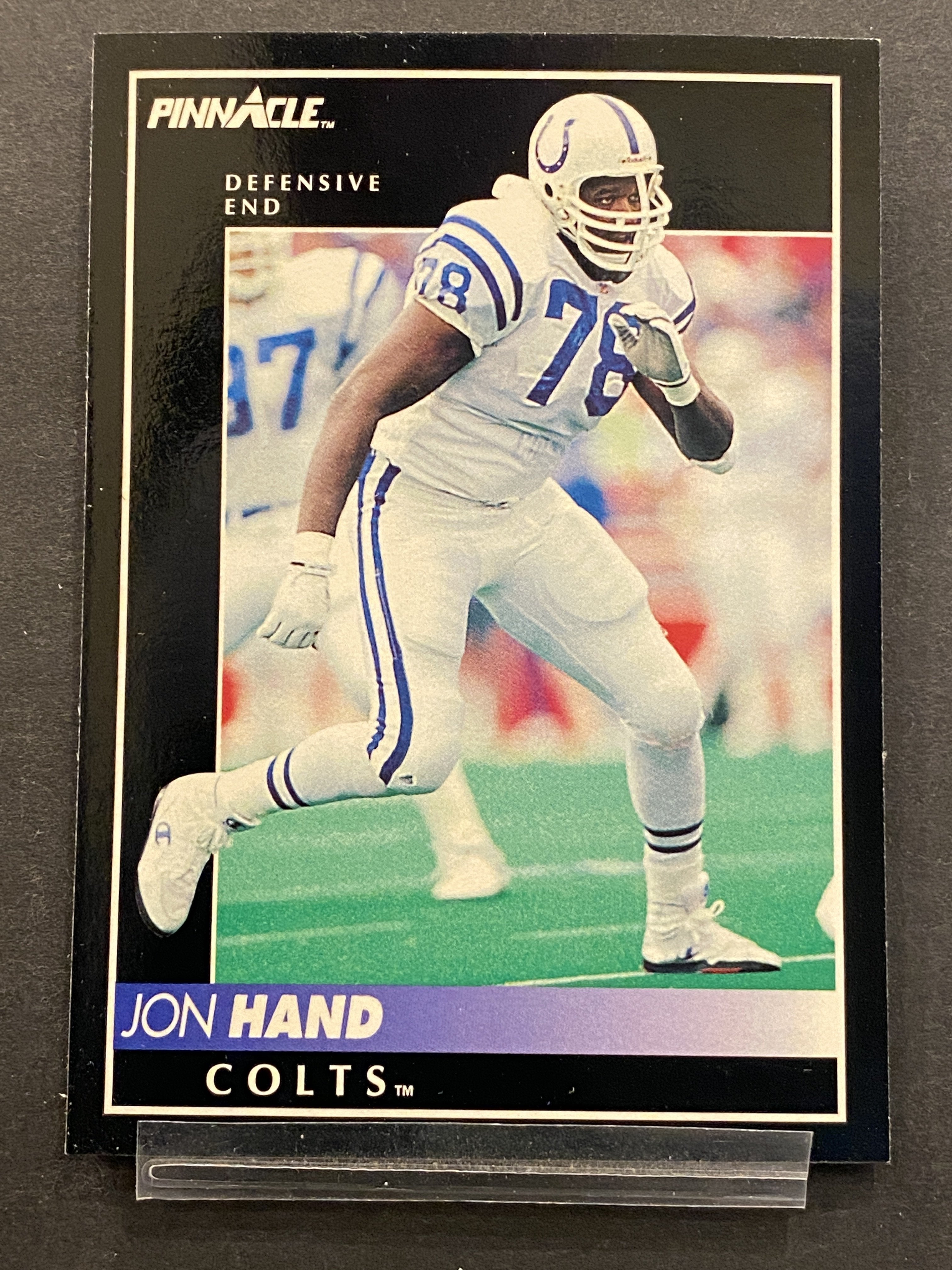Jon Hand Pinnacle Football Card
