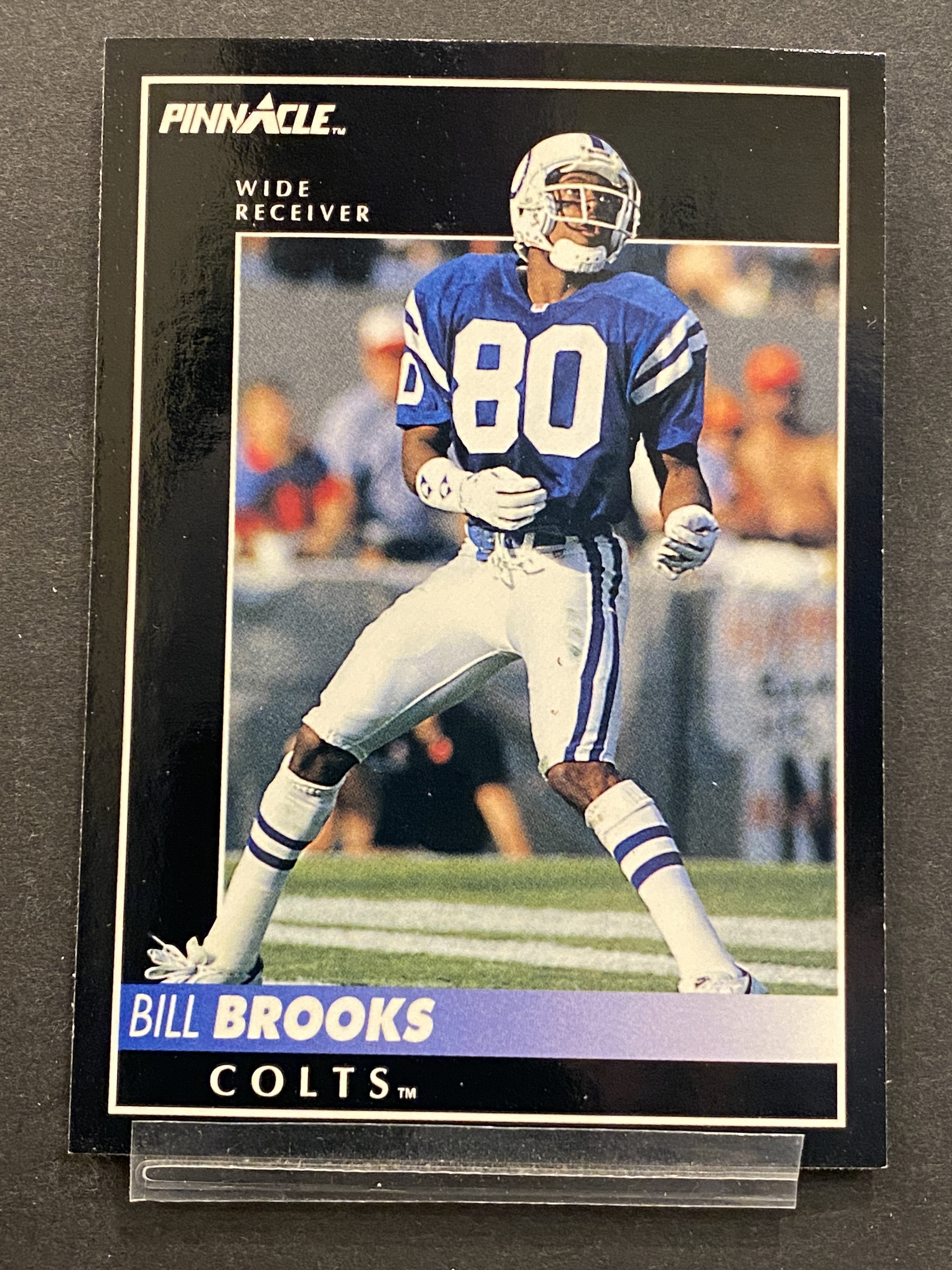 Bill Brooks Pinnacle Football Card