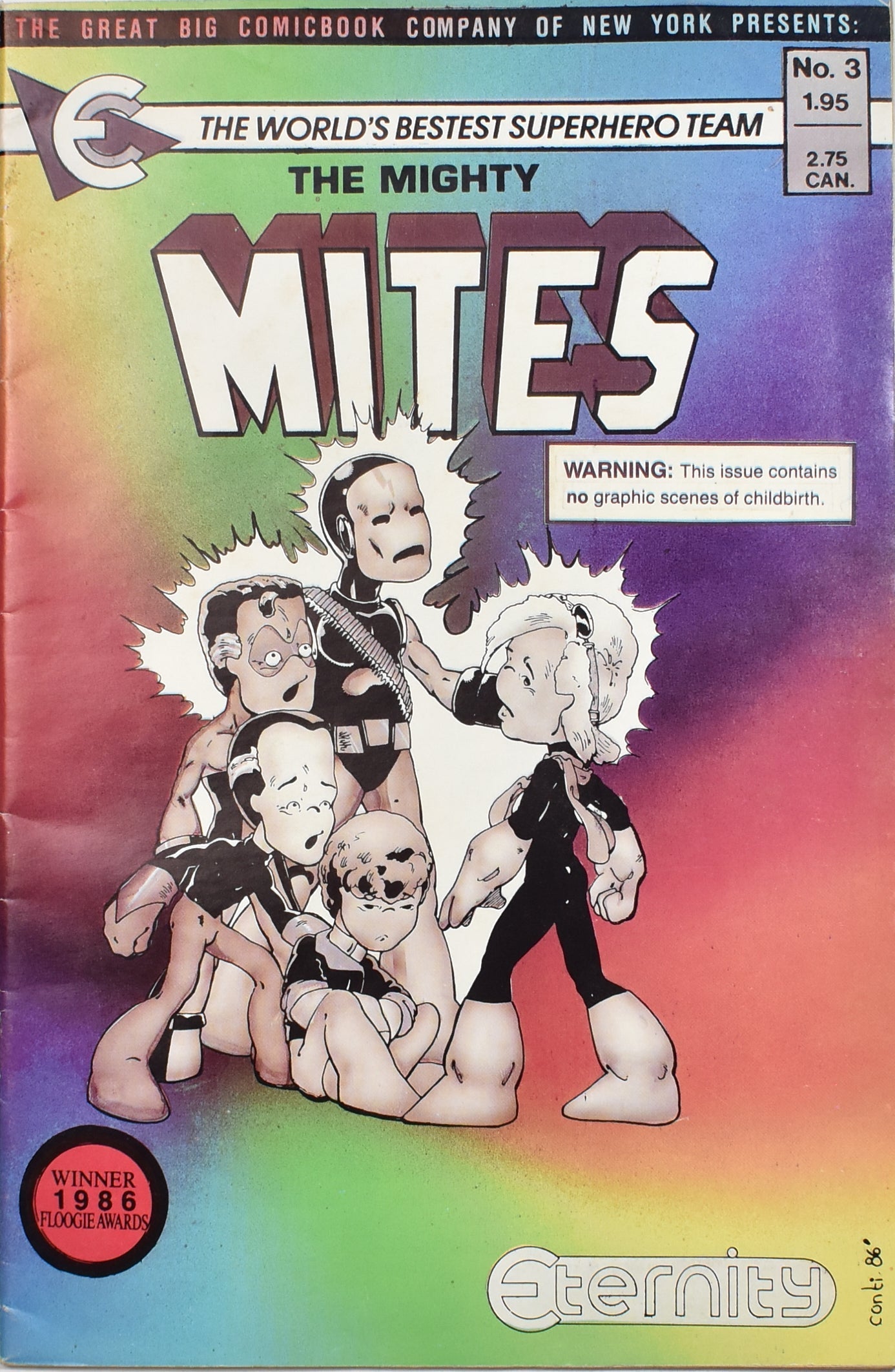 The Mighty Mites No. 3 1986 Eternity Color Comic Book