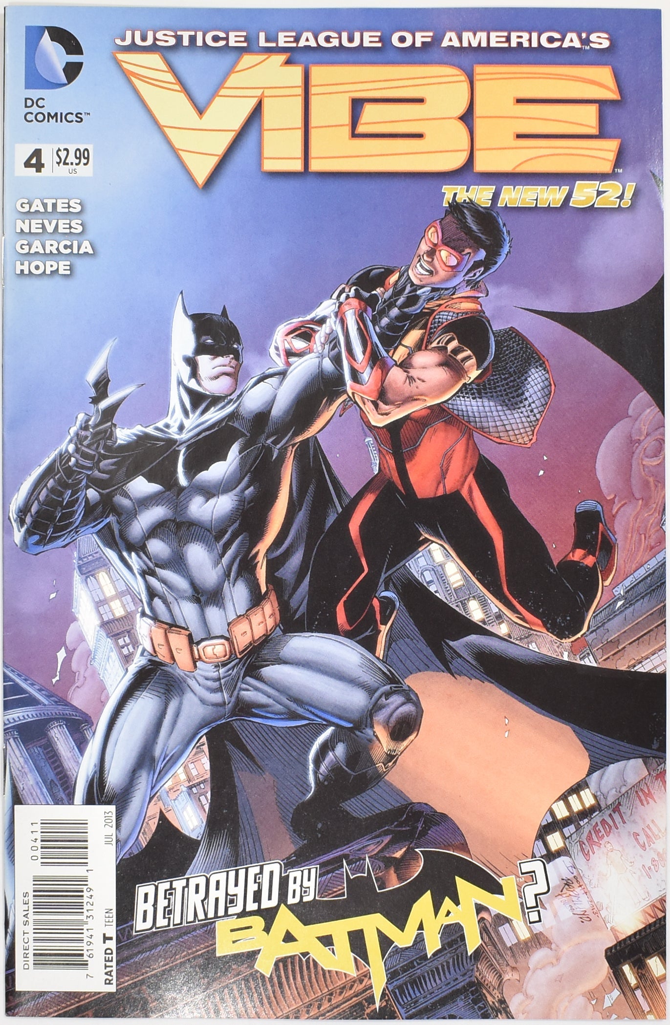 Justice League Of America VIBE The New 52 Issue 4