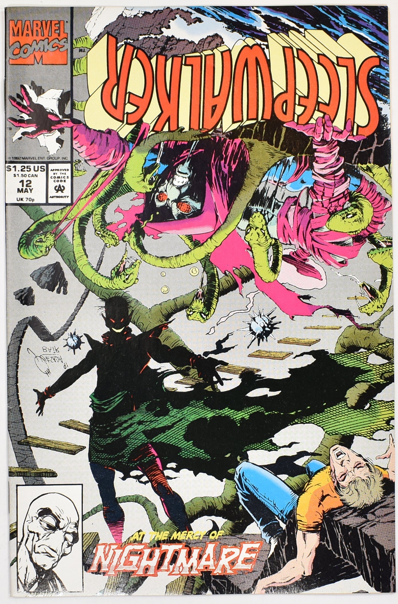 Sleep Walker Comic Book 12 Marvel Comics Nightmare