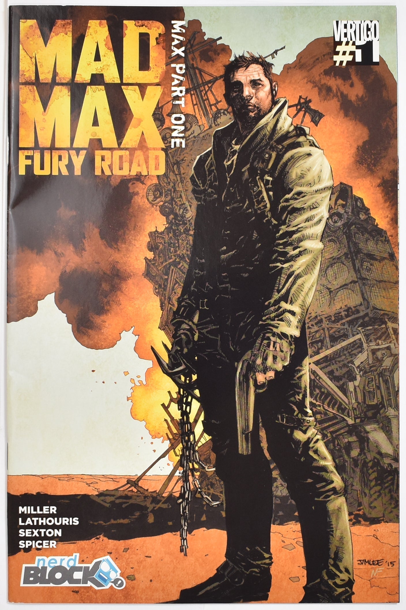 Mad Max Fury Road 1 Vertigo Nerd Block Comic Book