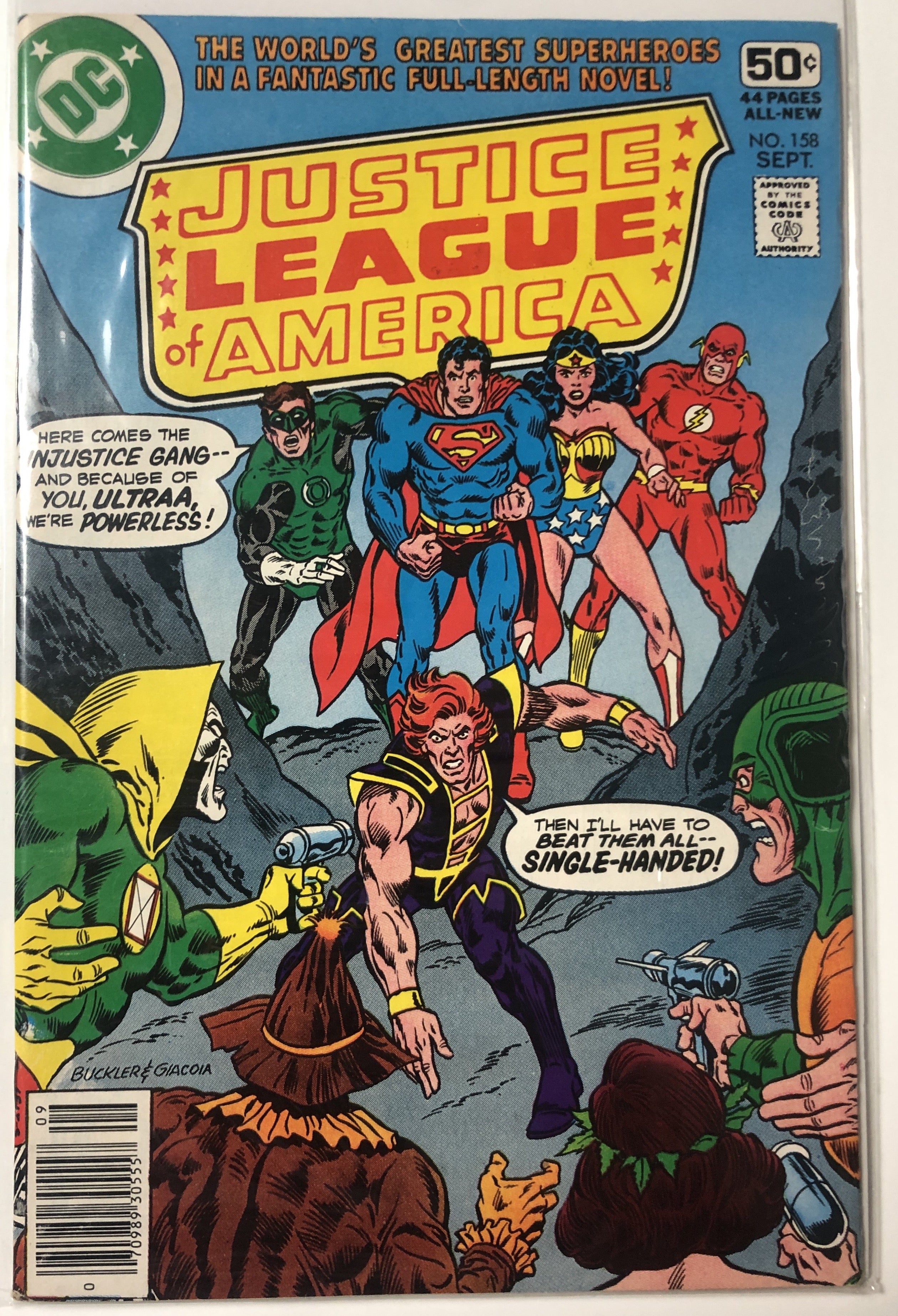 Justice League of America Dc Comics No. 158