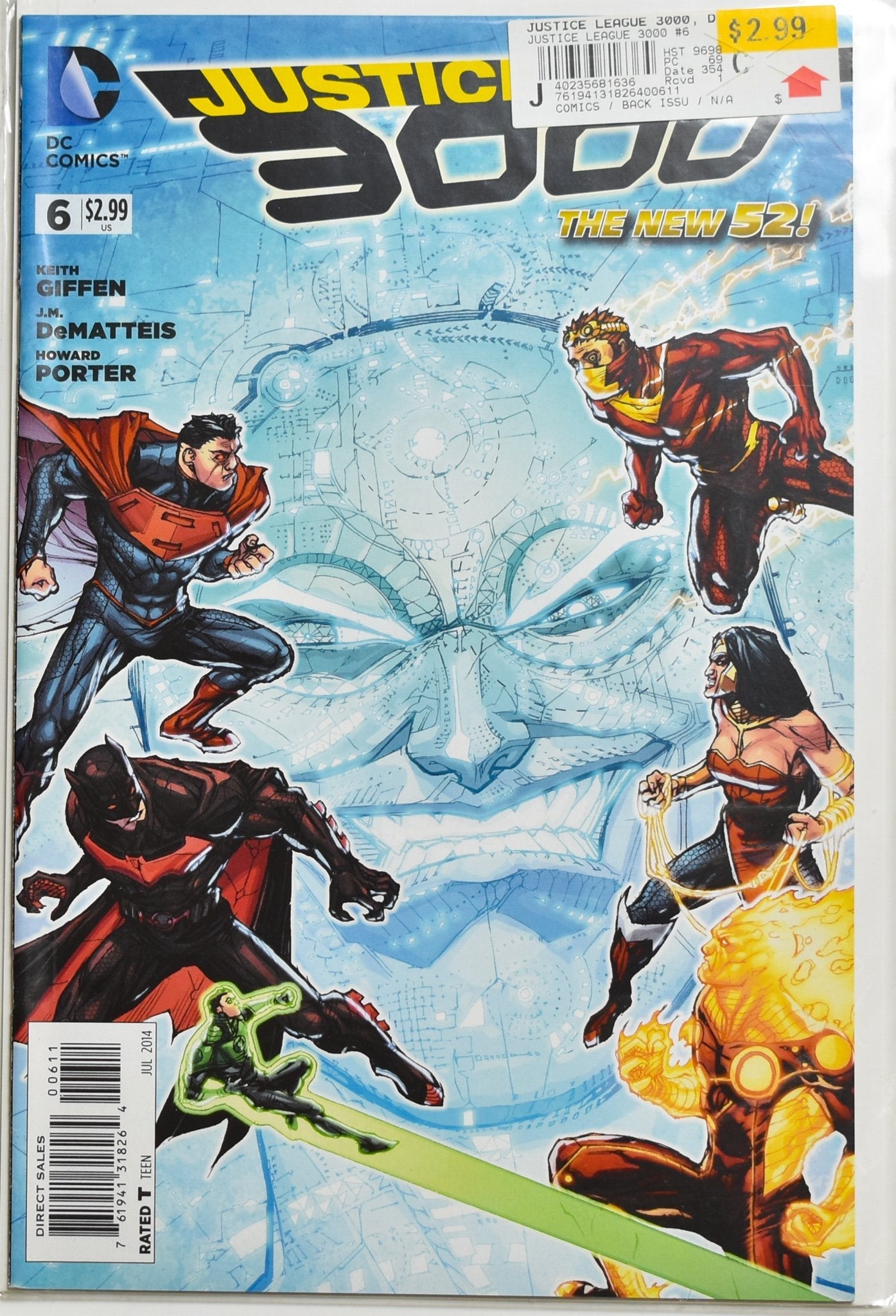 Justice League 3000 6 Dc Comics The New 52