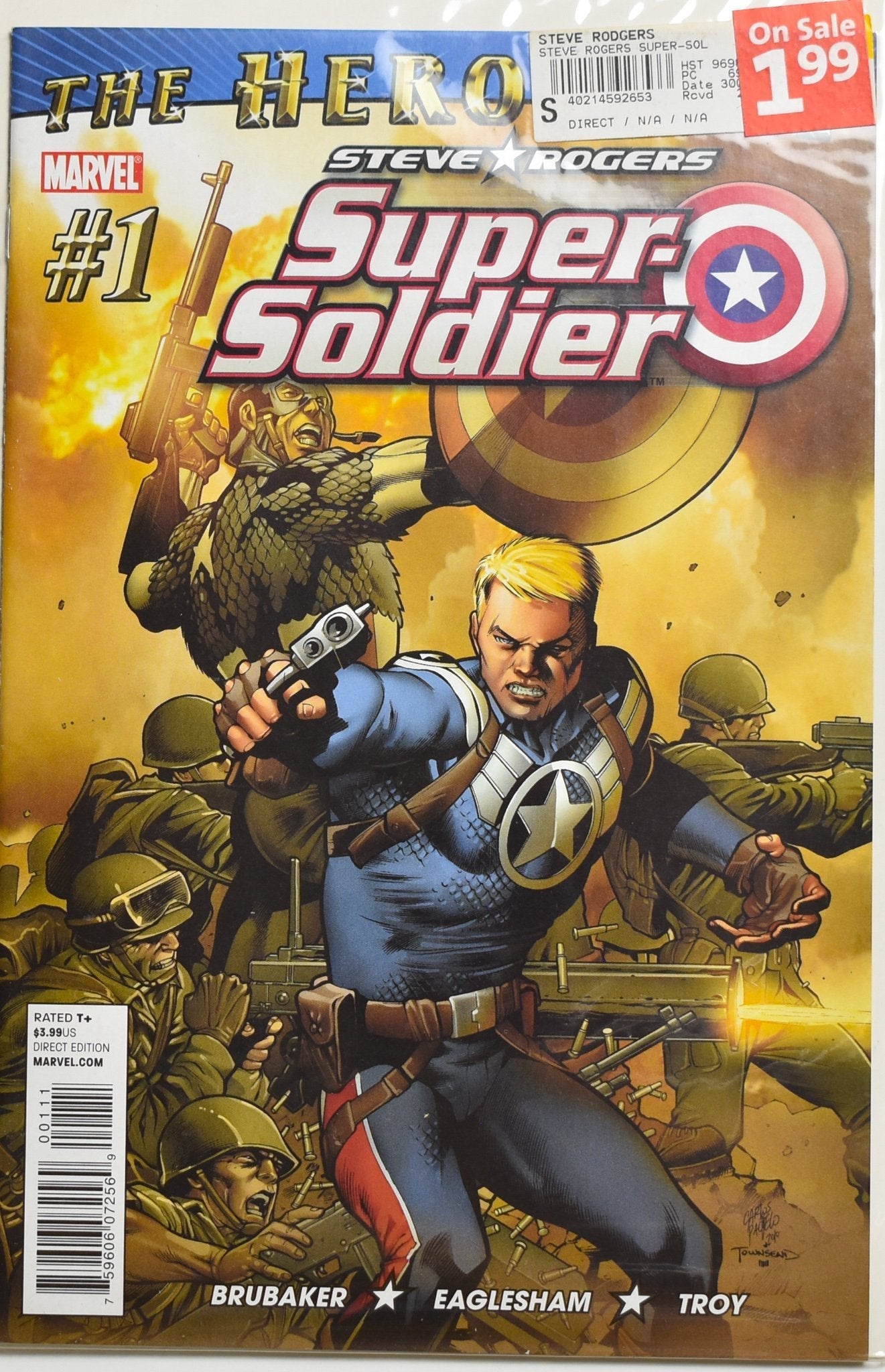Super Soldier 1 Comic Book Marvel Steve Rogers