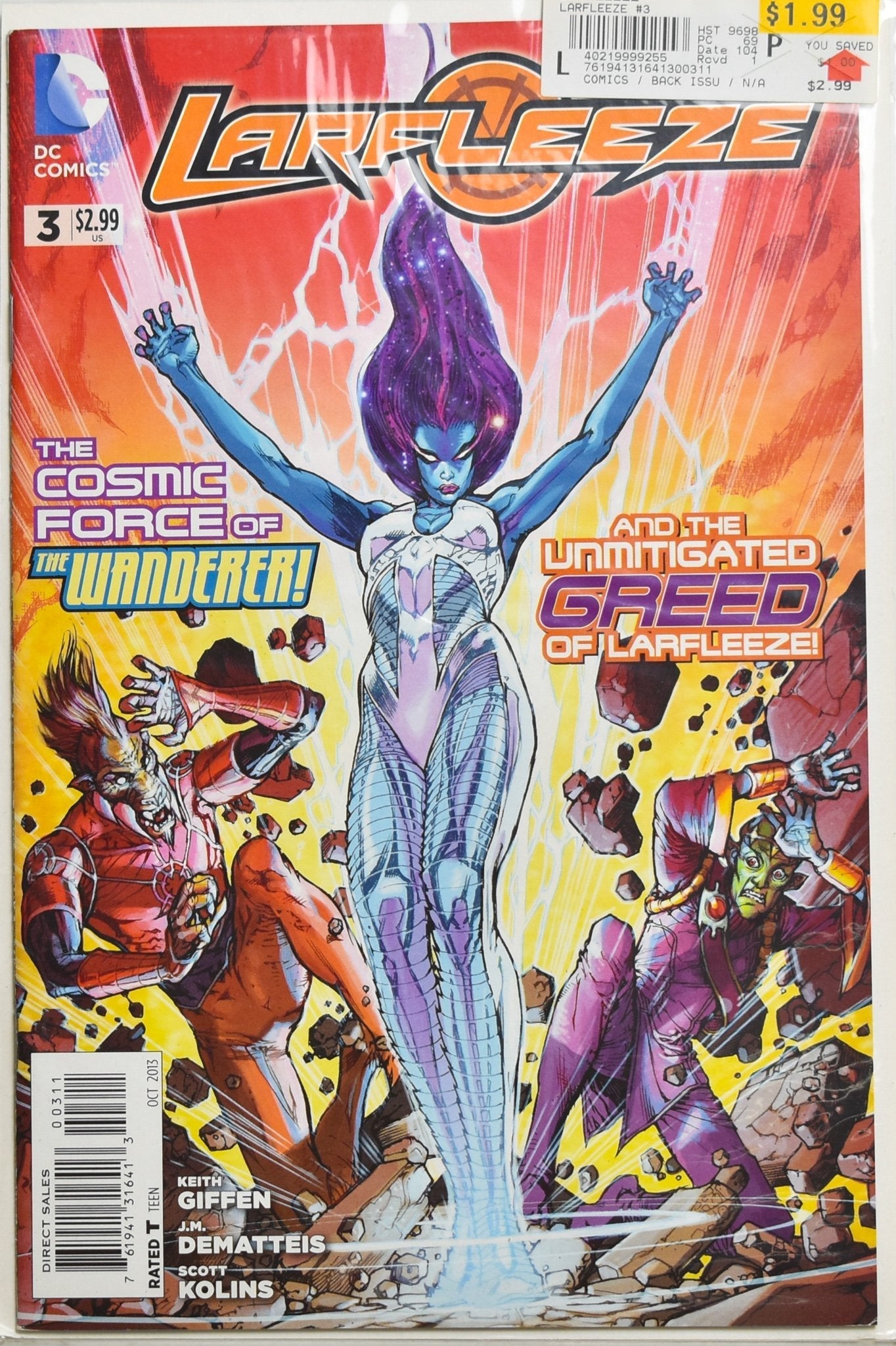 Larfleeze 3 Dc Comics Comic Book