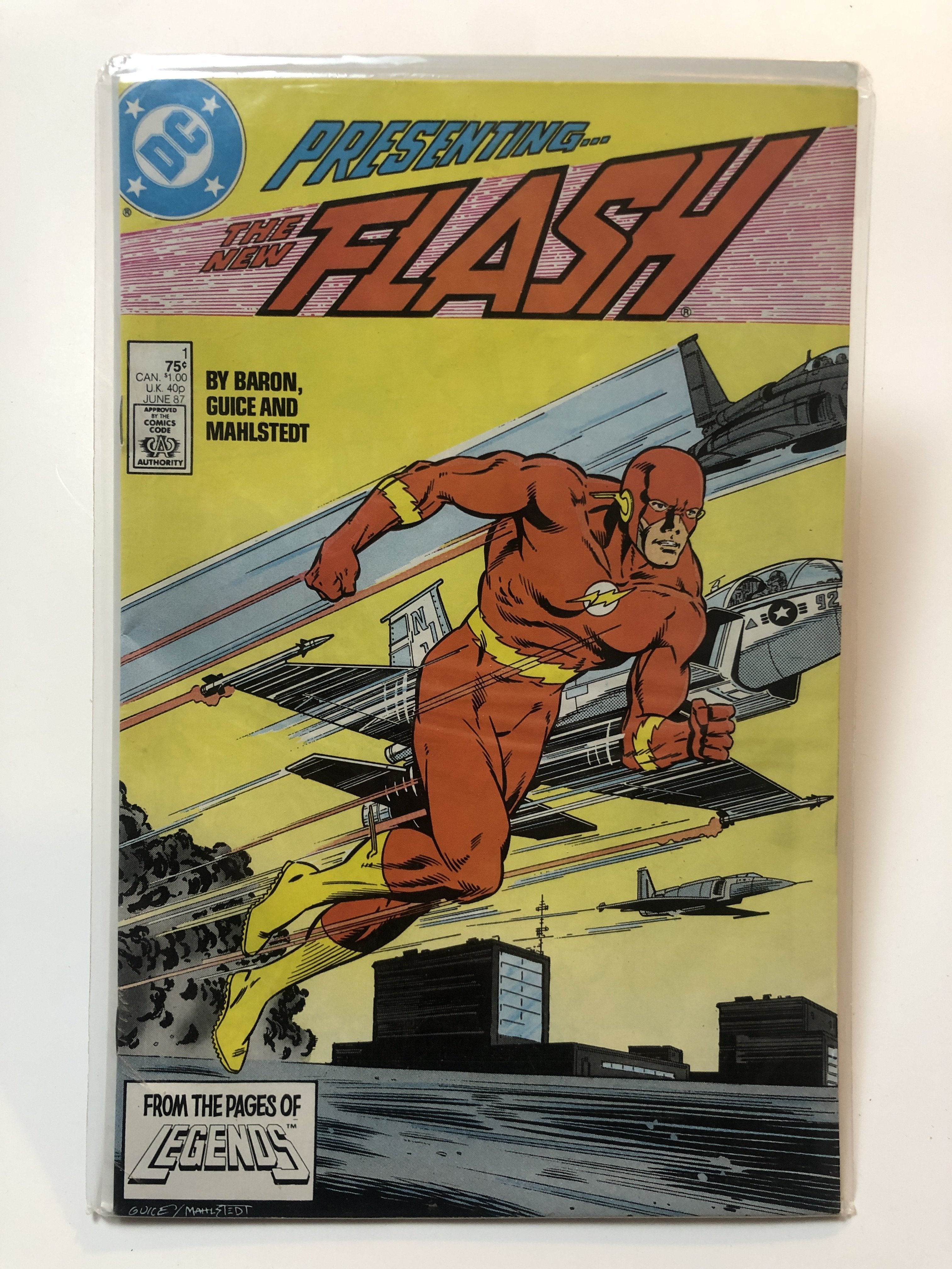 The New Flash 1 Comic Book Dc Comics from the pages of legends