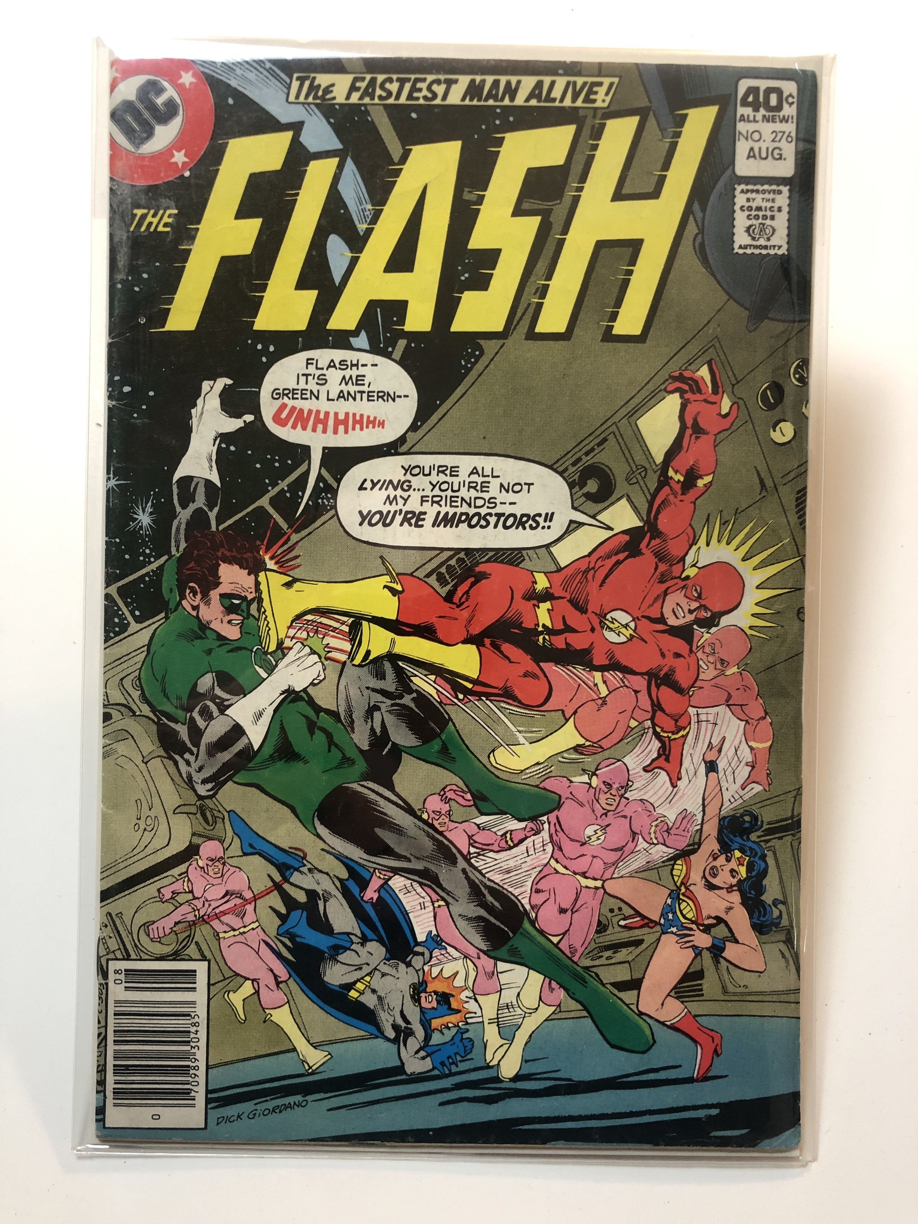 The Flash No. 276 Dc Comics The Fastest Man Alive Dc Comics