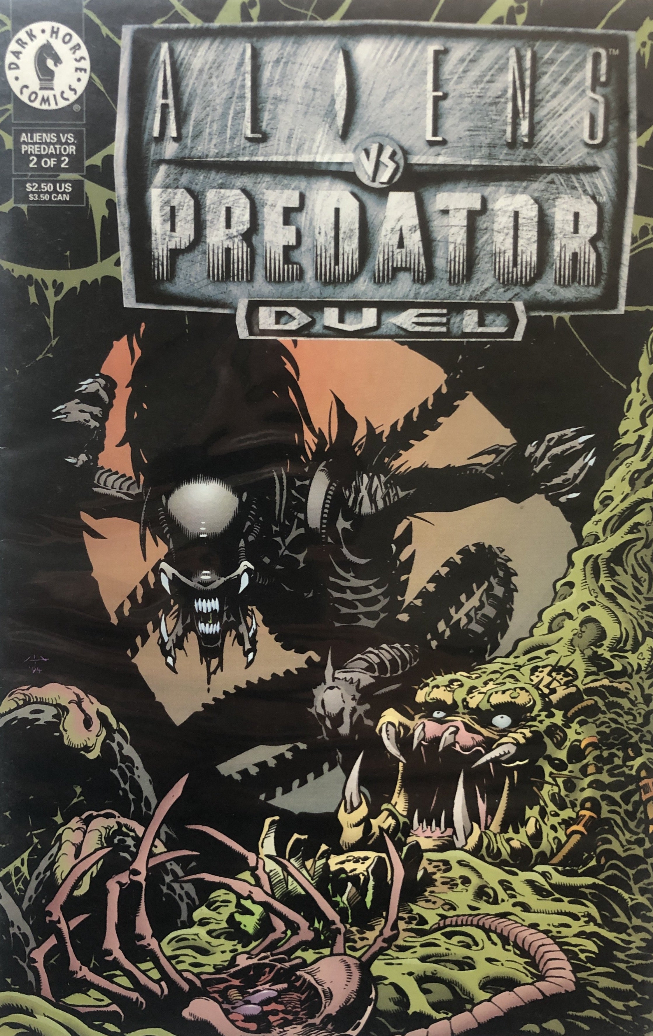 Aliens vs Predator Duel 2 of 2 Dark Horse Comics