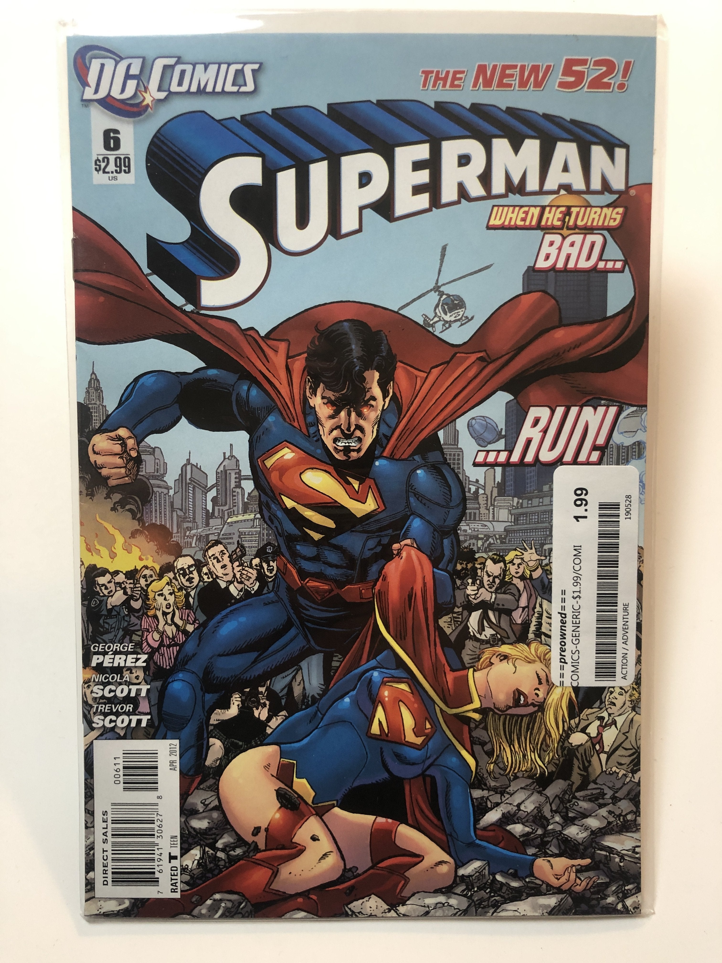 Superman 6 The New 52 Dc Comics When He Turns Bad