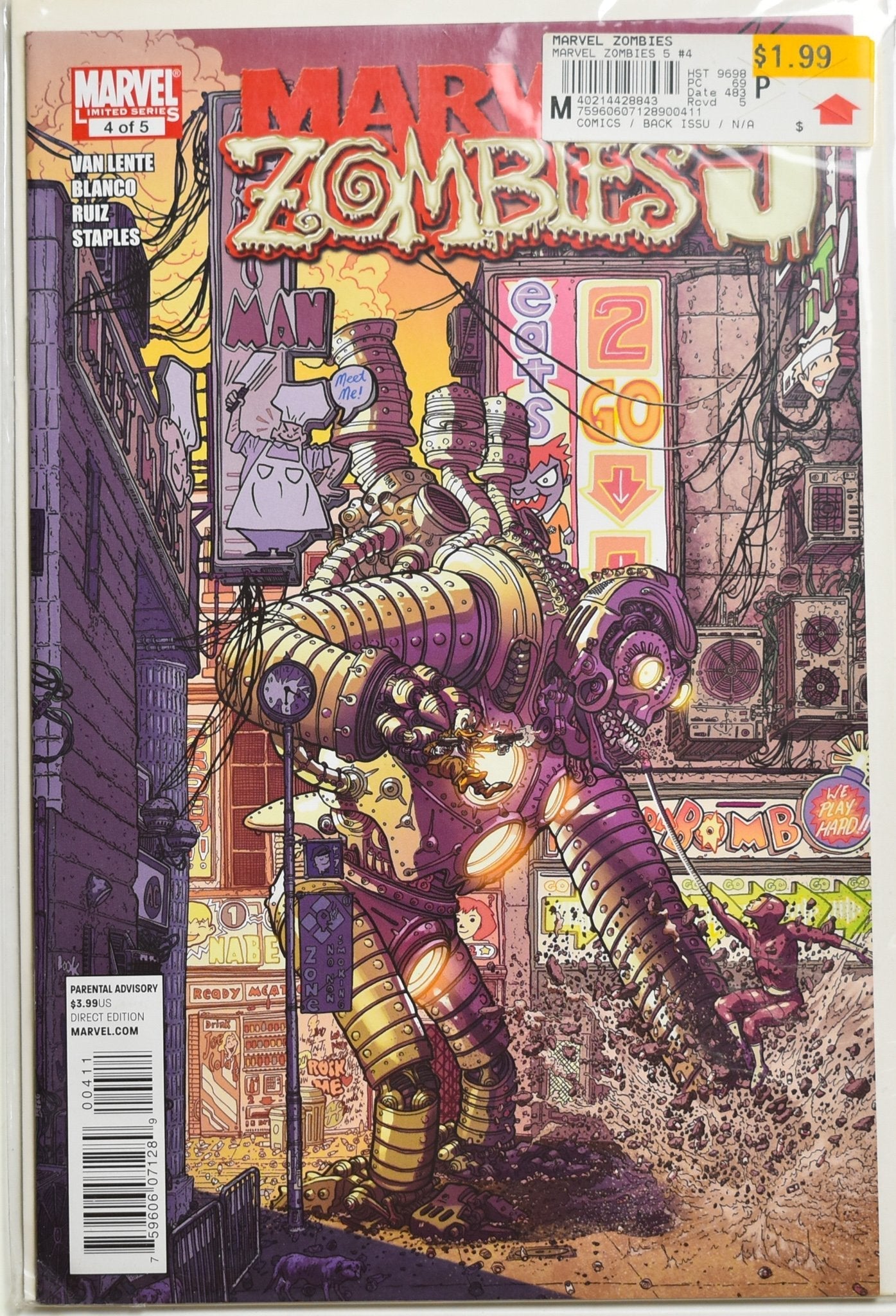 Marvel Zombies 4 Comic Book