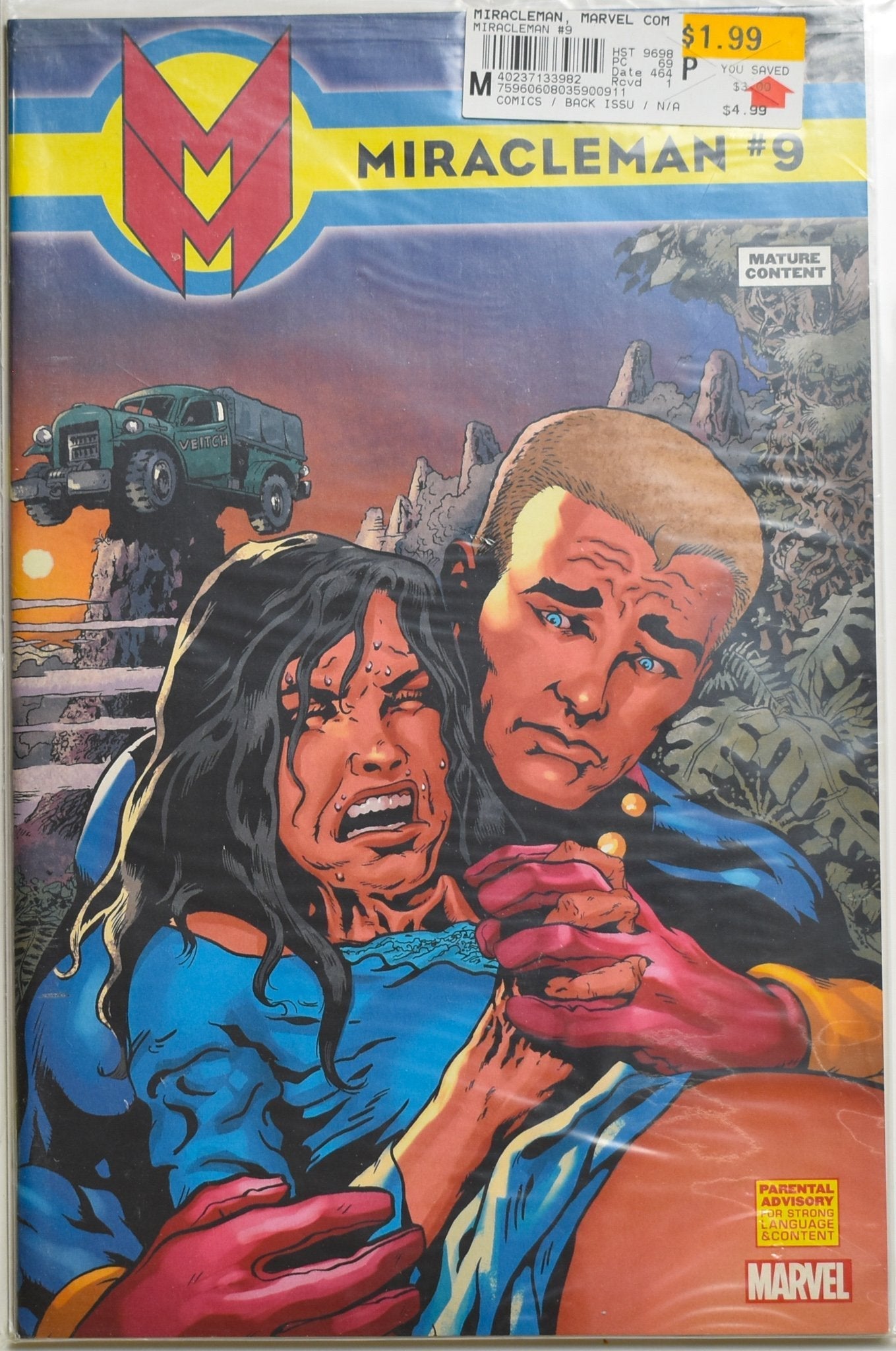 Miracle Man 9 Marvel Comic Book